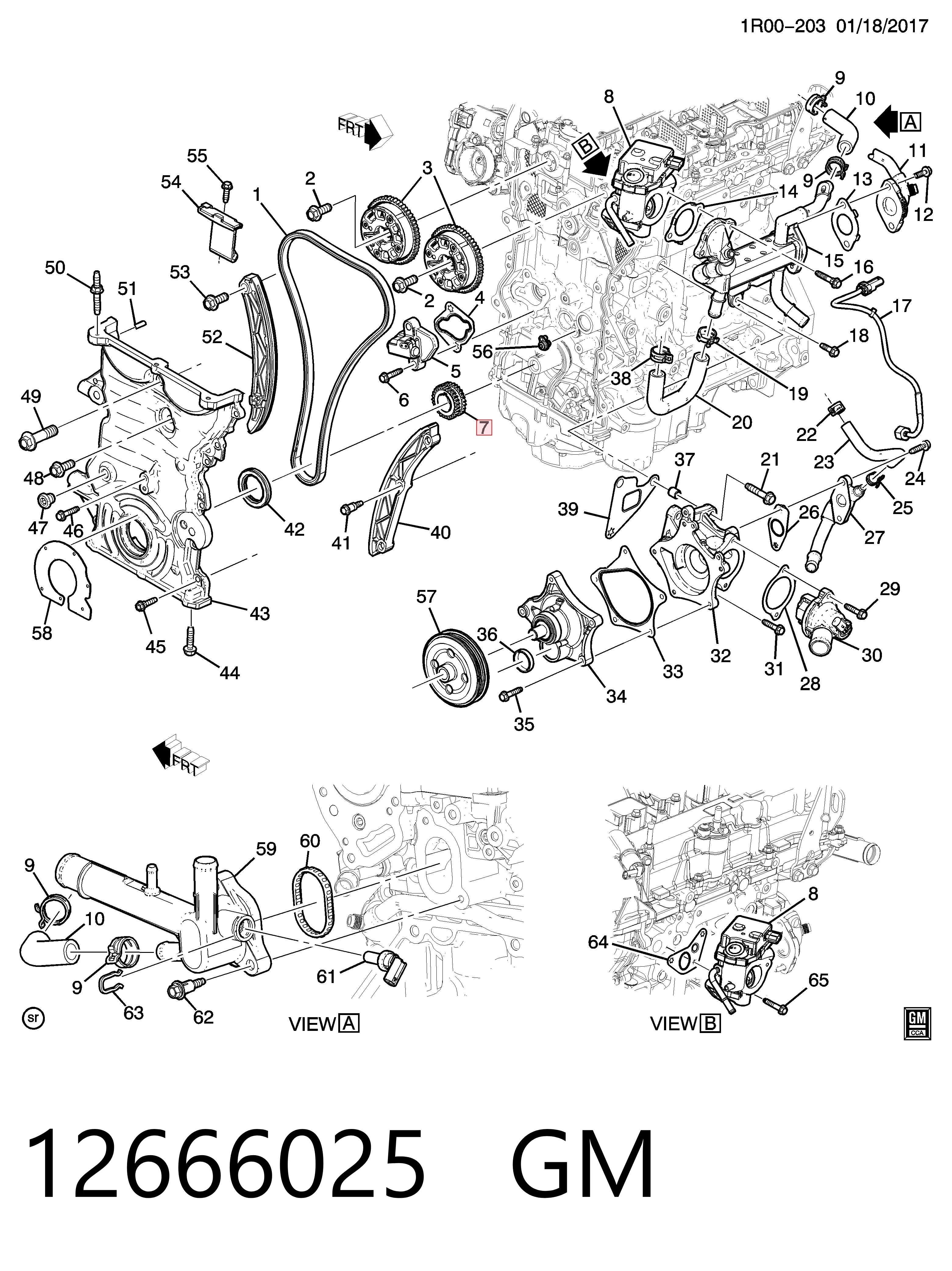 95528476 Peugeot/Citroen Engrenagem de cadeia da roda dentada de acionamento de cambota de motor