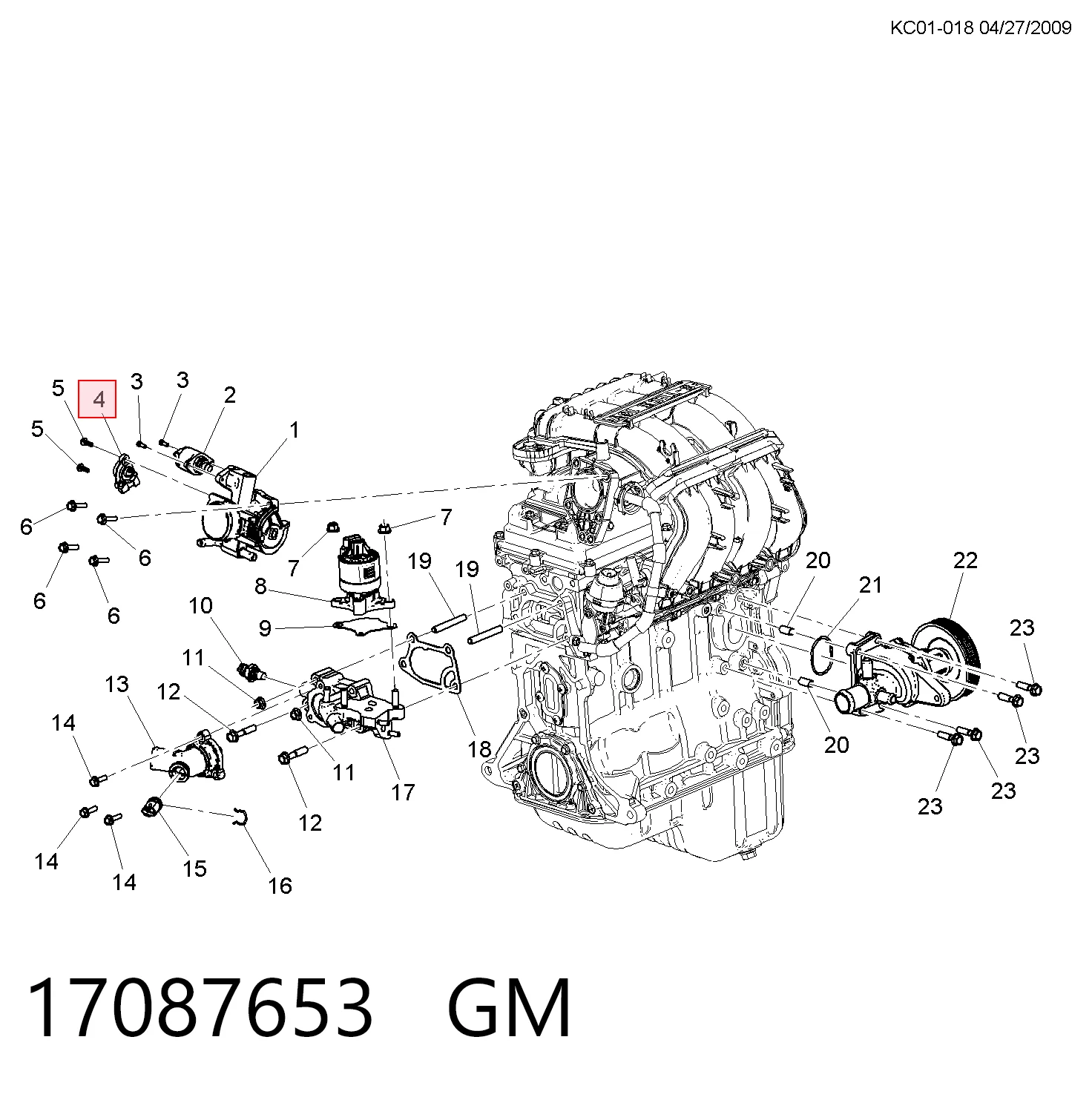 17087653 General Motors Sensor de posição da válvula de borboleta (potenciômetro)
