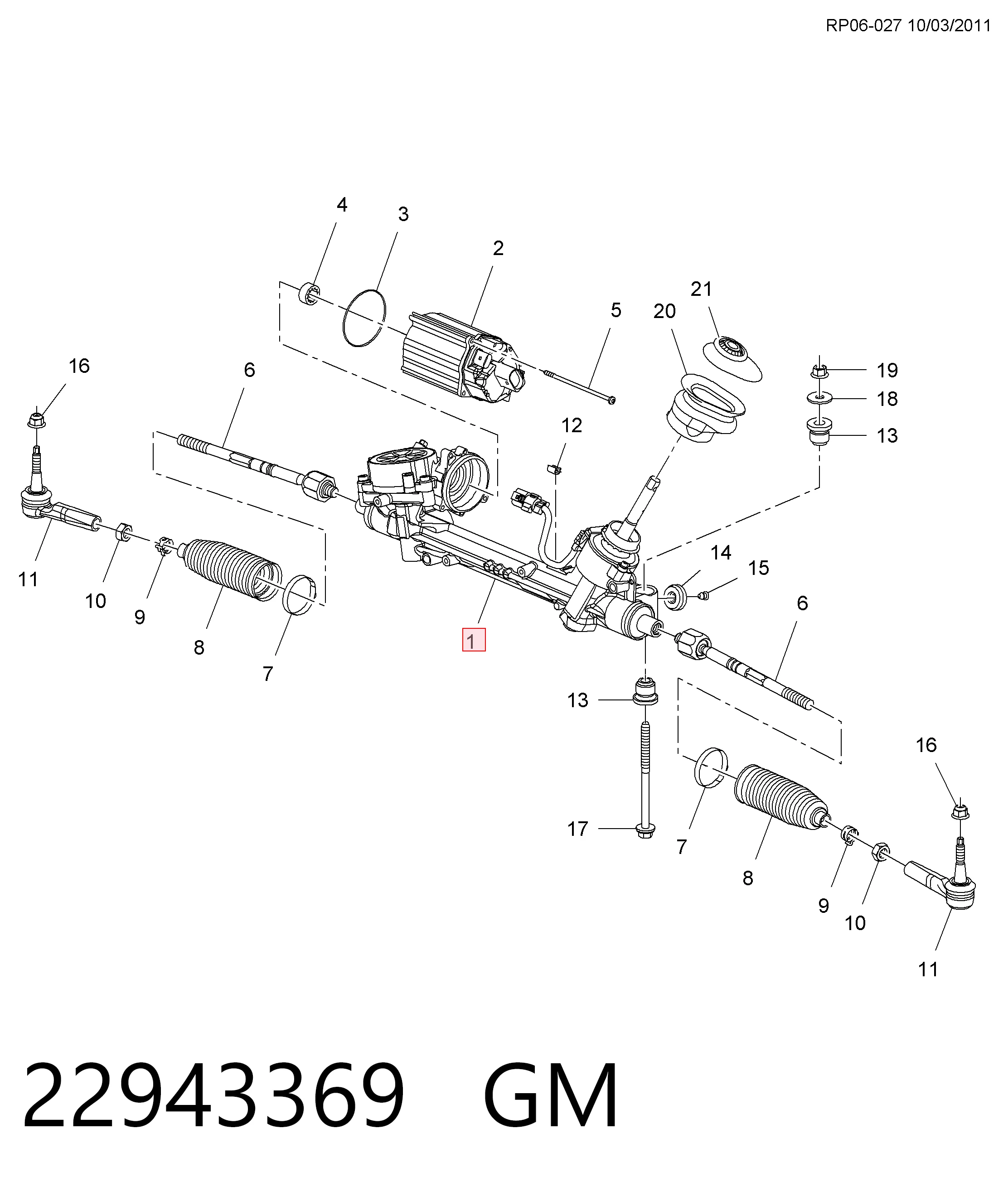  Cremalheira da direção Opel Astra J hatchback (2009 - 2016) J