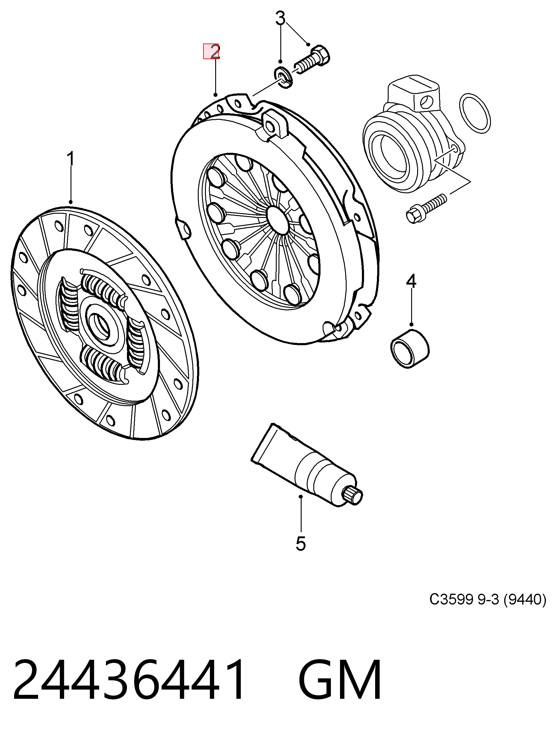 Cesta de embraiagem Fiat/Alfa/Lancia 55556349 preço, a partir de 57,30 USD
