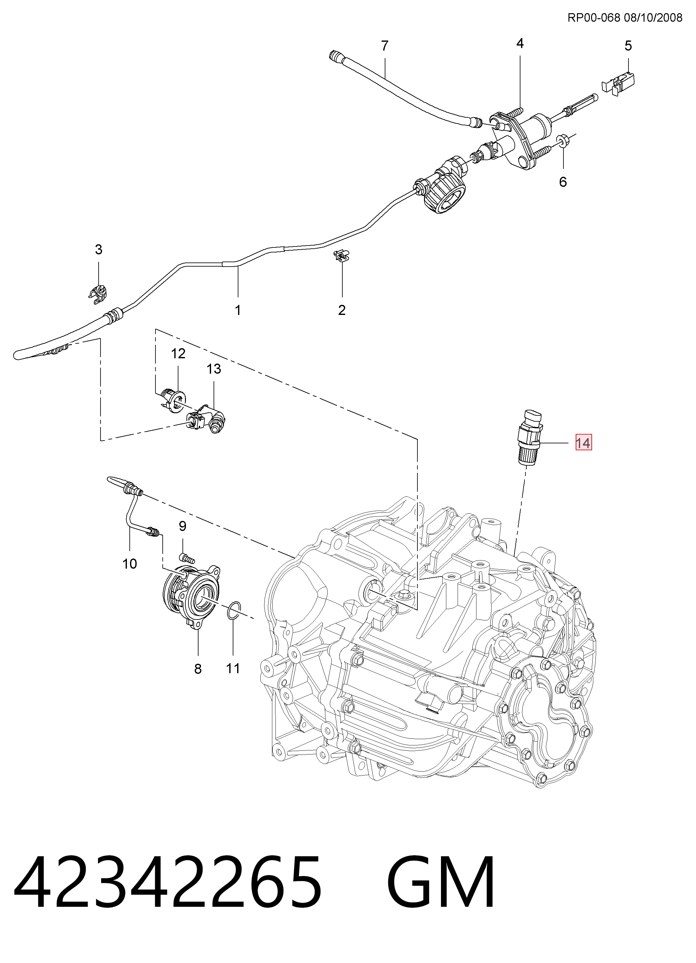 96603583 Hyundai/Kia Sensor de velocidade