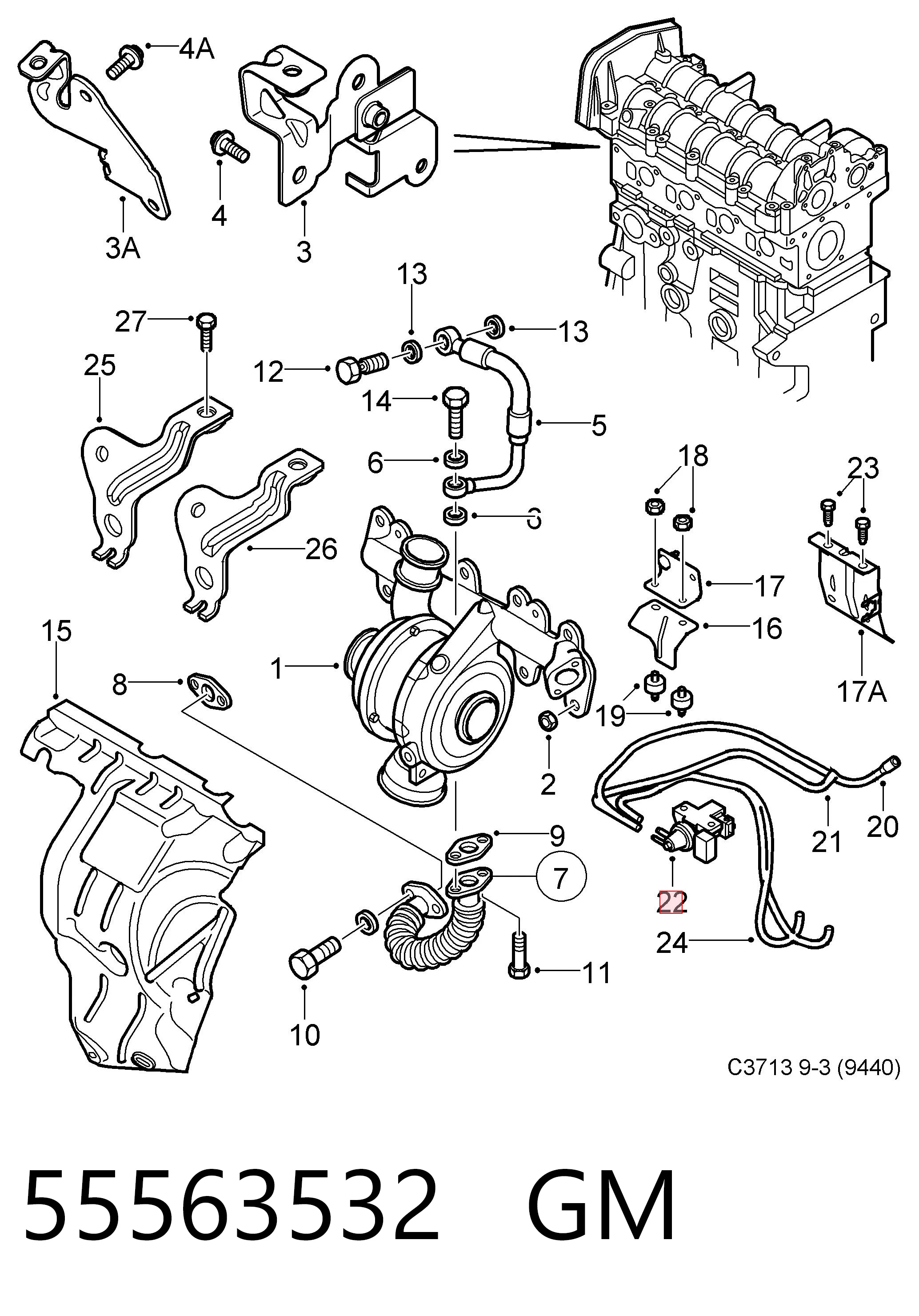 Convertidor de pressão (solenoide) de supercompressão Peugeot/Citroen 55563532 preço, a partir de 72,77 USD