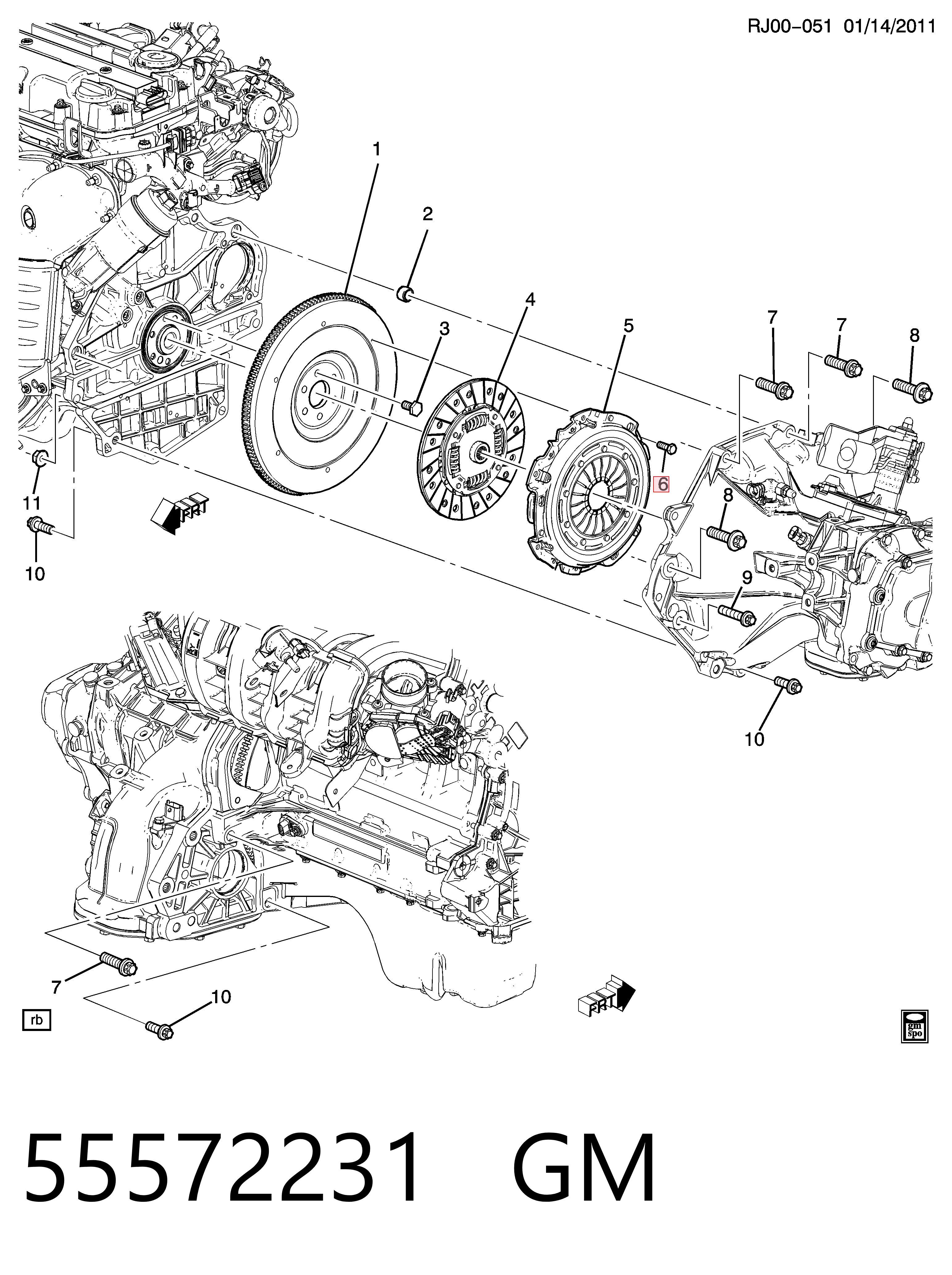 Parafuso de fixação da cesta de embraiagem Peugeot/Citroen 55572231 preço, a partir de 2,16 USD