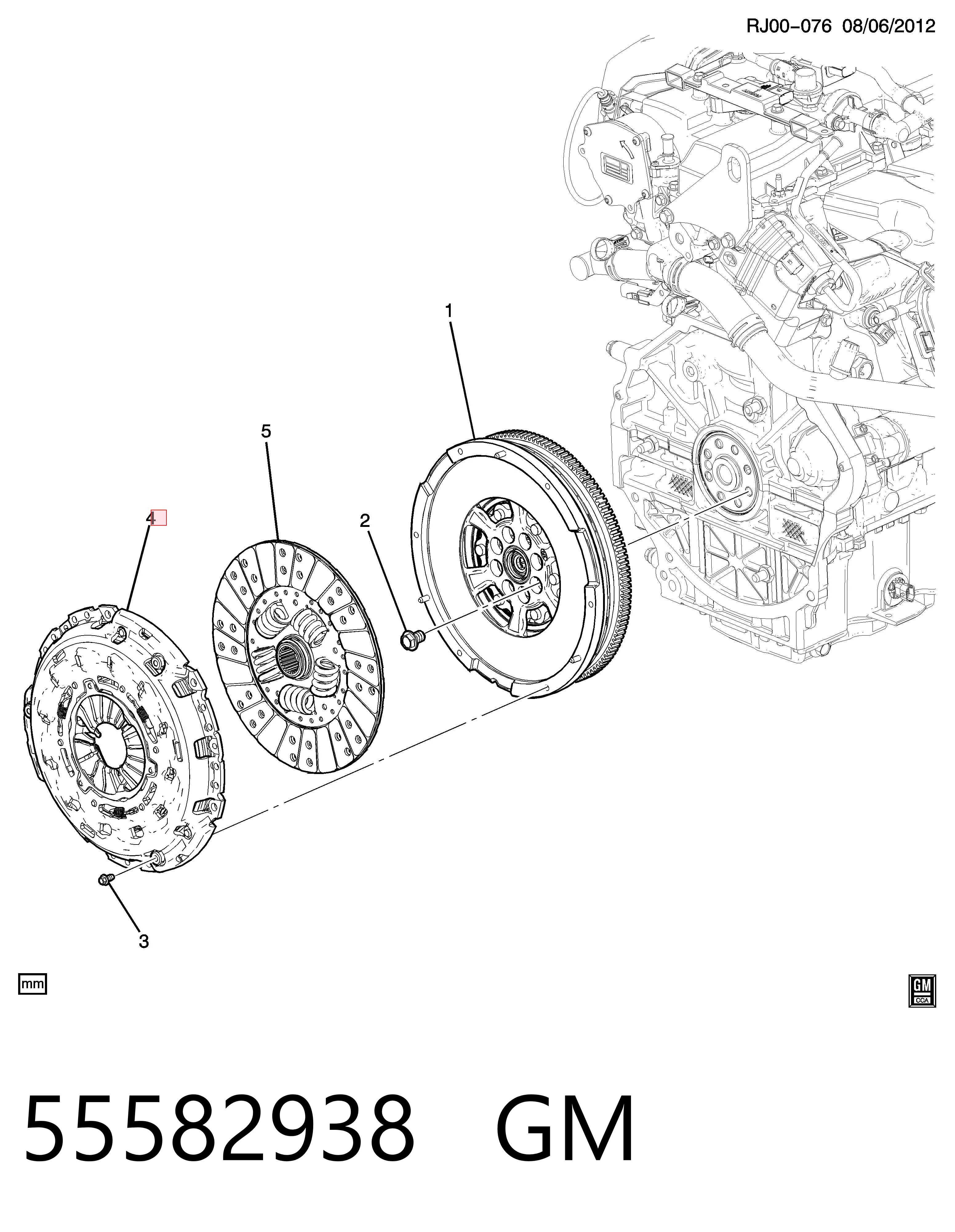 Kit de embraiagem (3 peças) Peugeot/Citroen 95518830