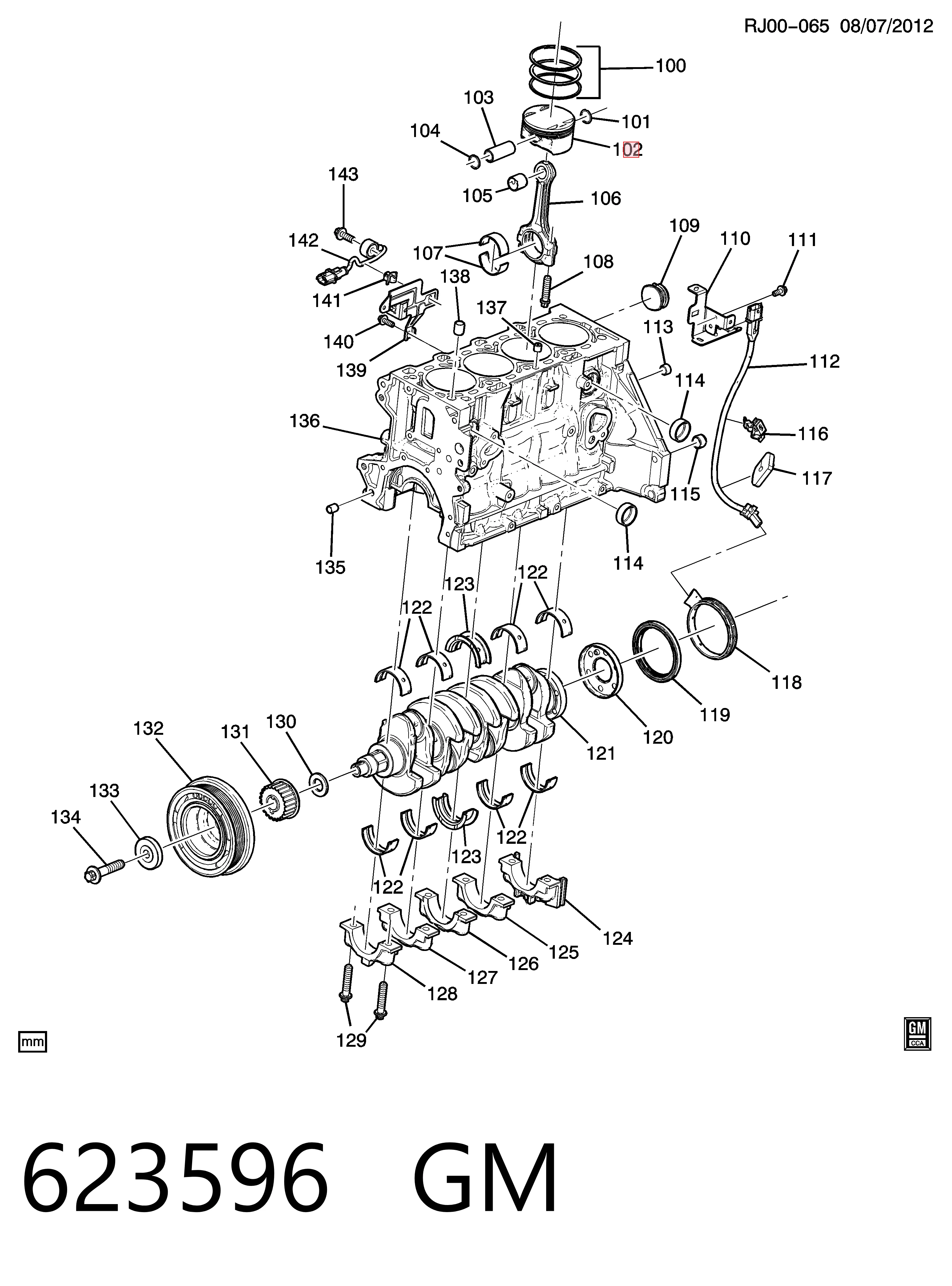 Pistão do kit para 1 cilindro, STD Peugeot/Citroen 55567934 preço, a partir de 58,94 USD