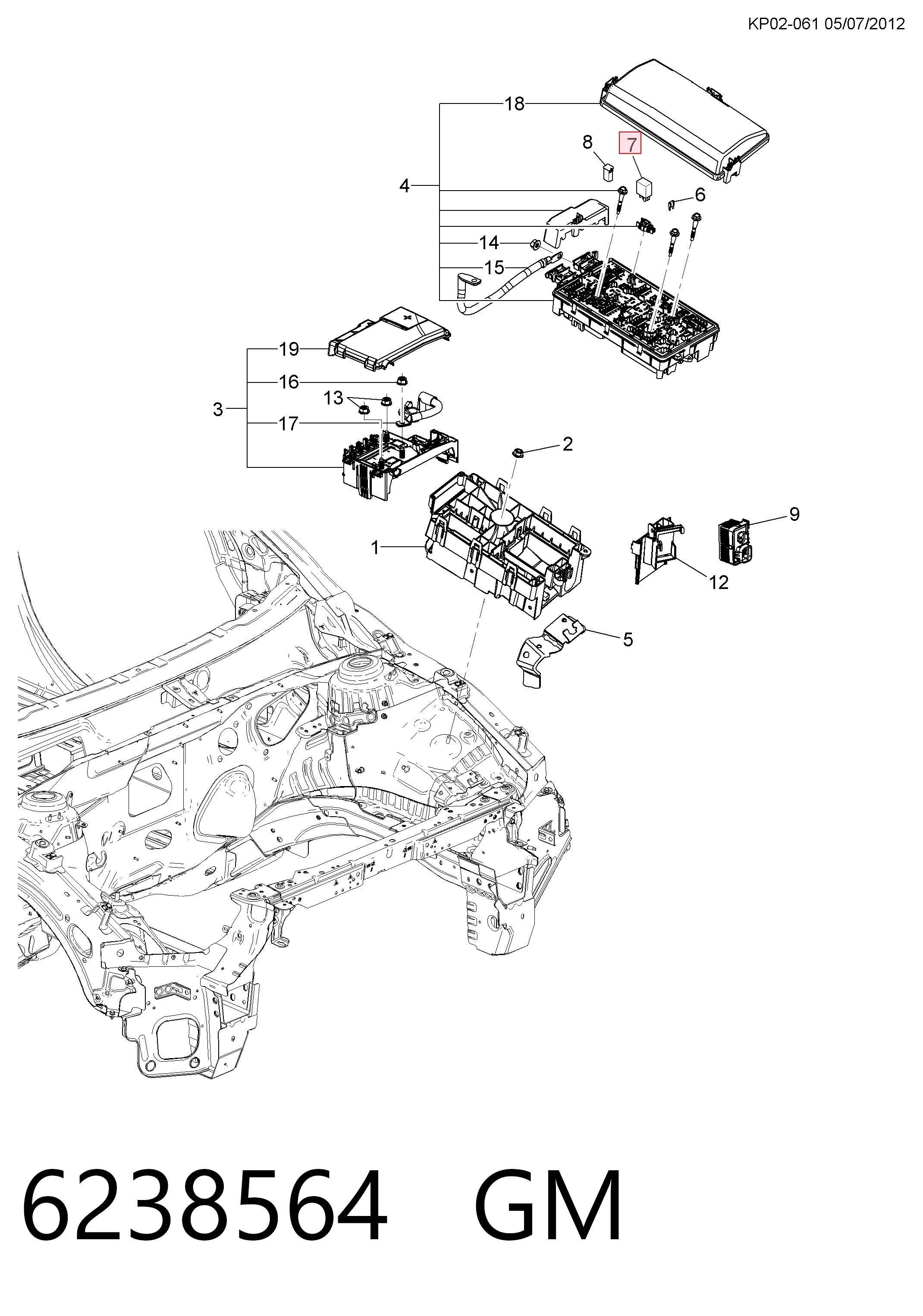 Compre Relê de ventilador Opel Frontera 