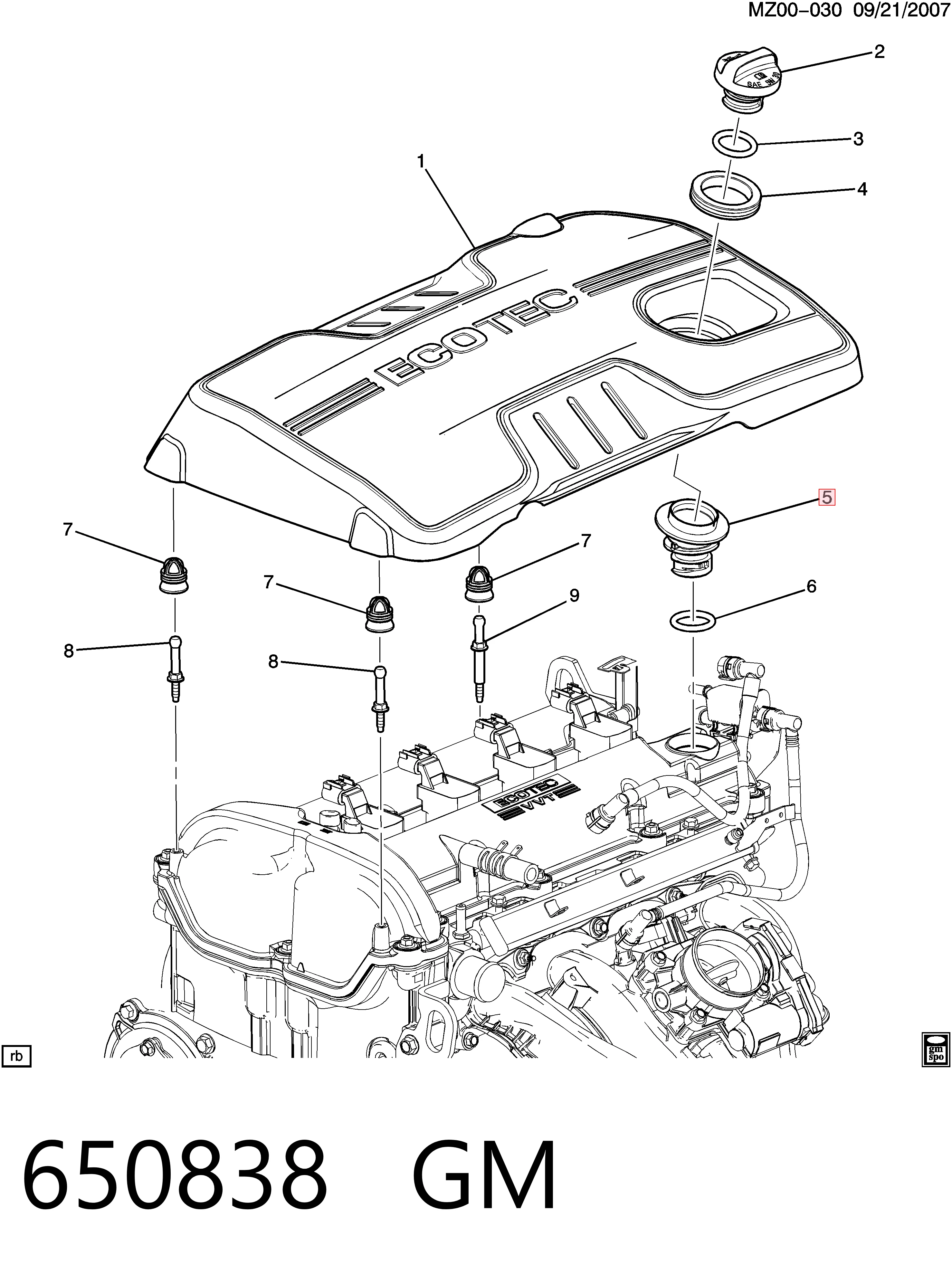 12589431 Peugeot/Citroen Gargalo de enchimento de óleo