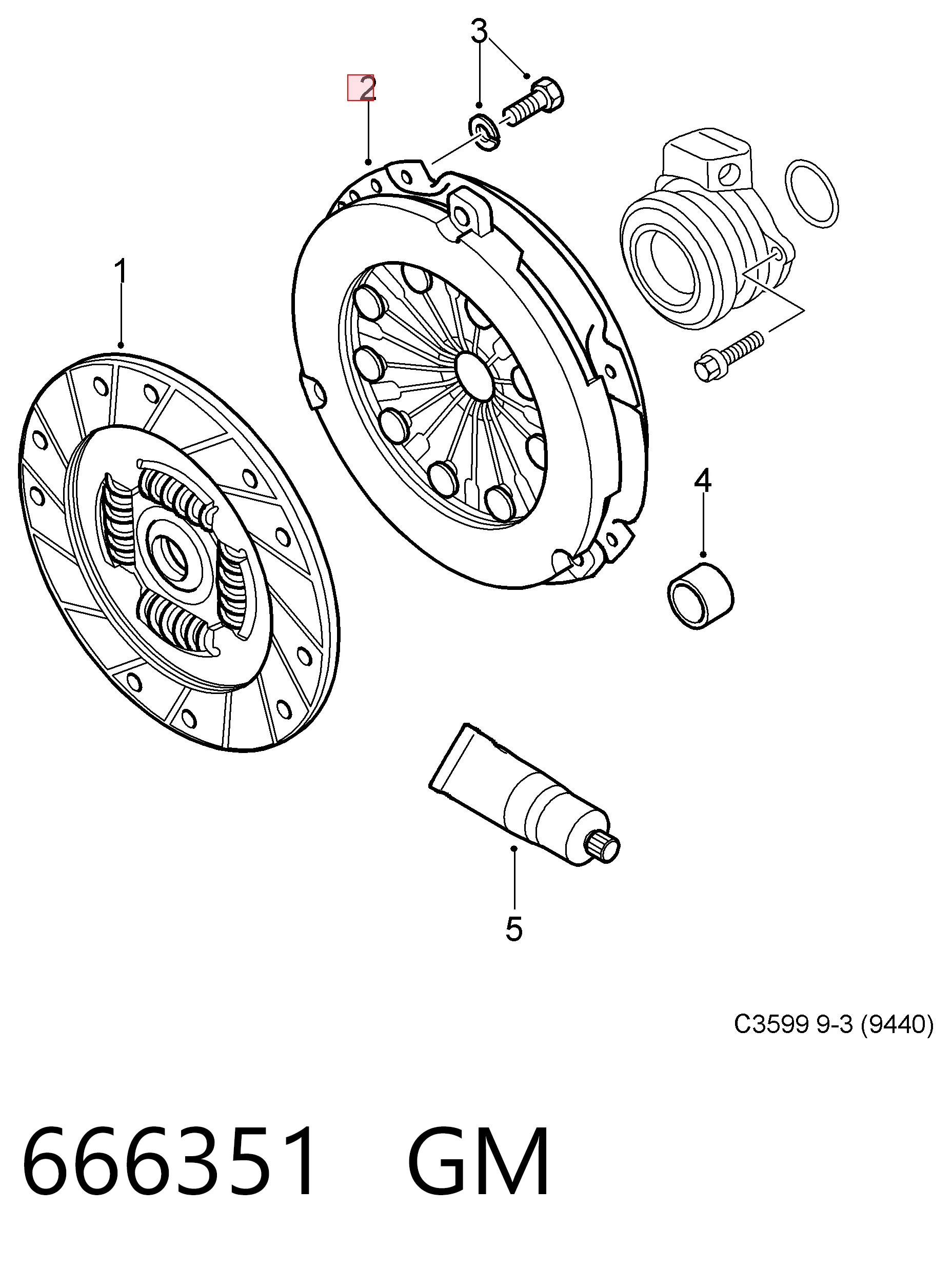 Cesta de embraiagem Peugeot/Citroen 55489045 preço, a partir de 83,43 USD