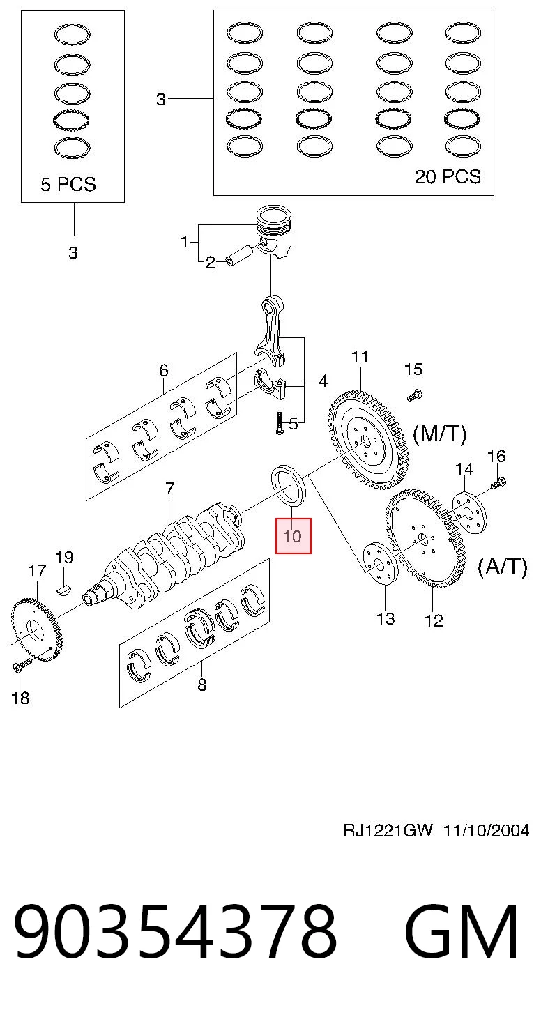Vedação traseira de cambota de motor Glaser P7638401 preço, a partir de 23,92 USD