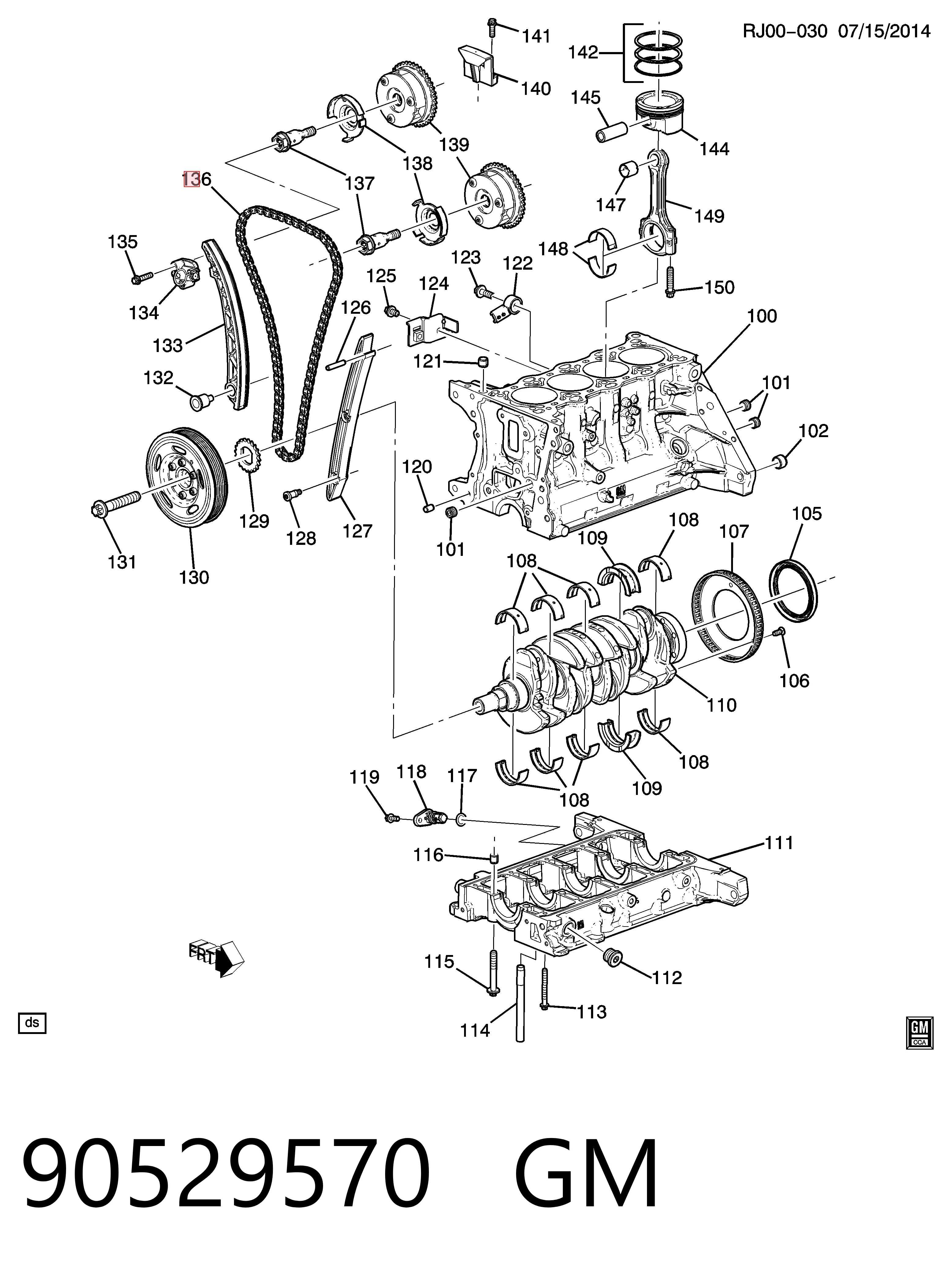 Compre Cadeia do mecanismo de distribuição de gás Opel Astra 