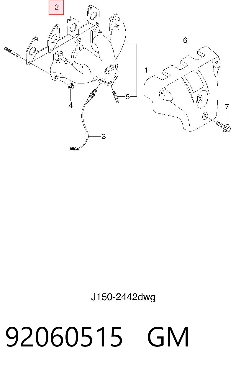 Vedante de tubo coletor de escape Isuzu 8920605150 preço, a partir de 7,62 USD
