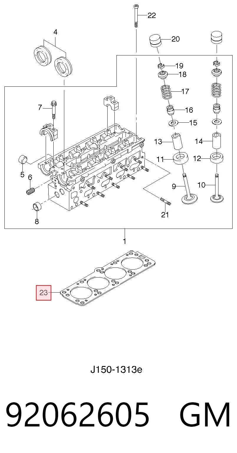 Vedante de cabeça de motor (CBC) Hyundai/Kia 92067765 preço, a partir de 18,71 USD