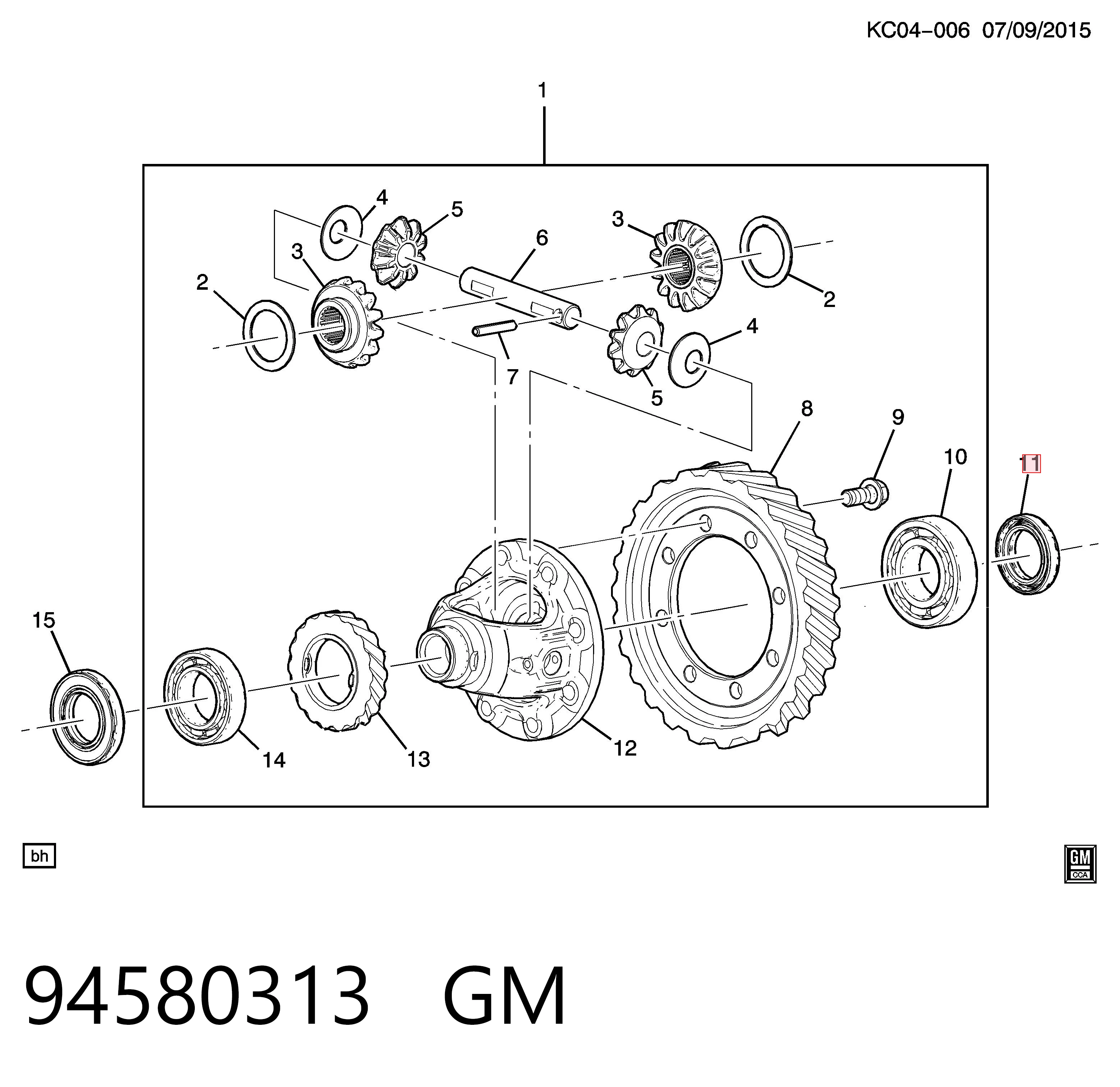 Bucim de redutor do eixo dianteiro Peugeot/Citroen 94580313 preço, a partir de 2,77 USD