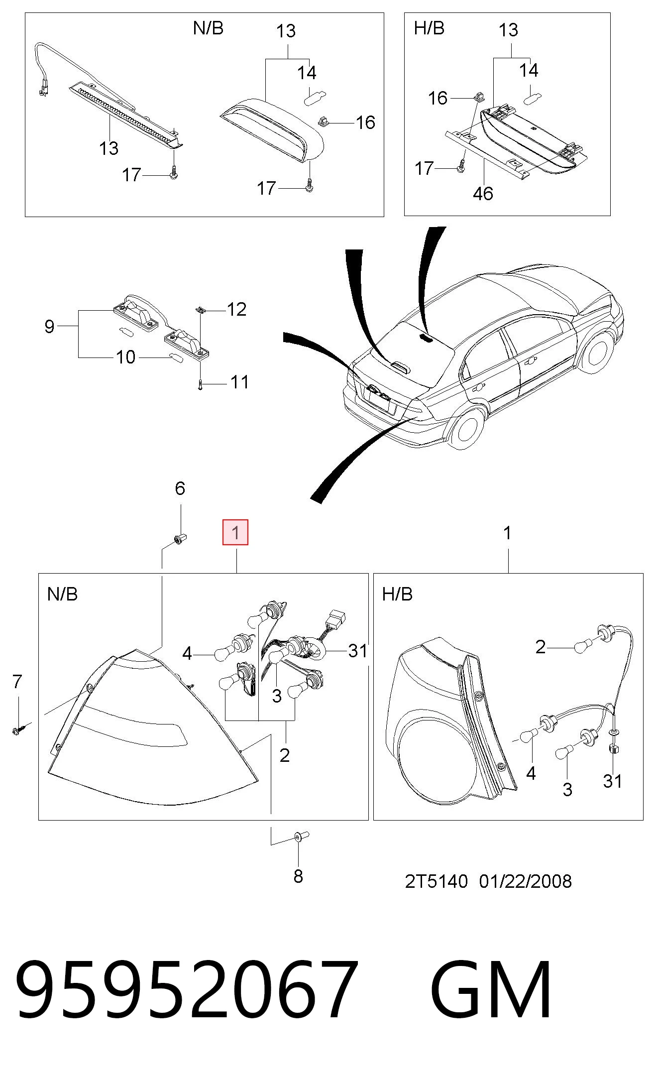  Cruze  sedan (2009-2026) original desde 81,03 €