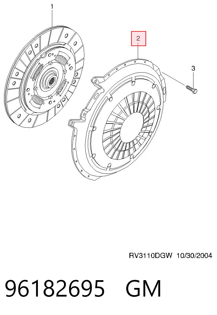 96182695 General Motors