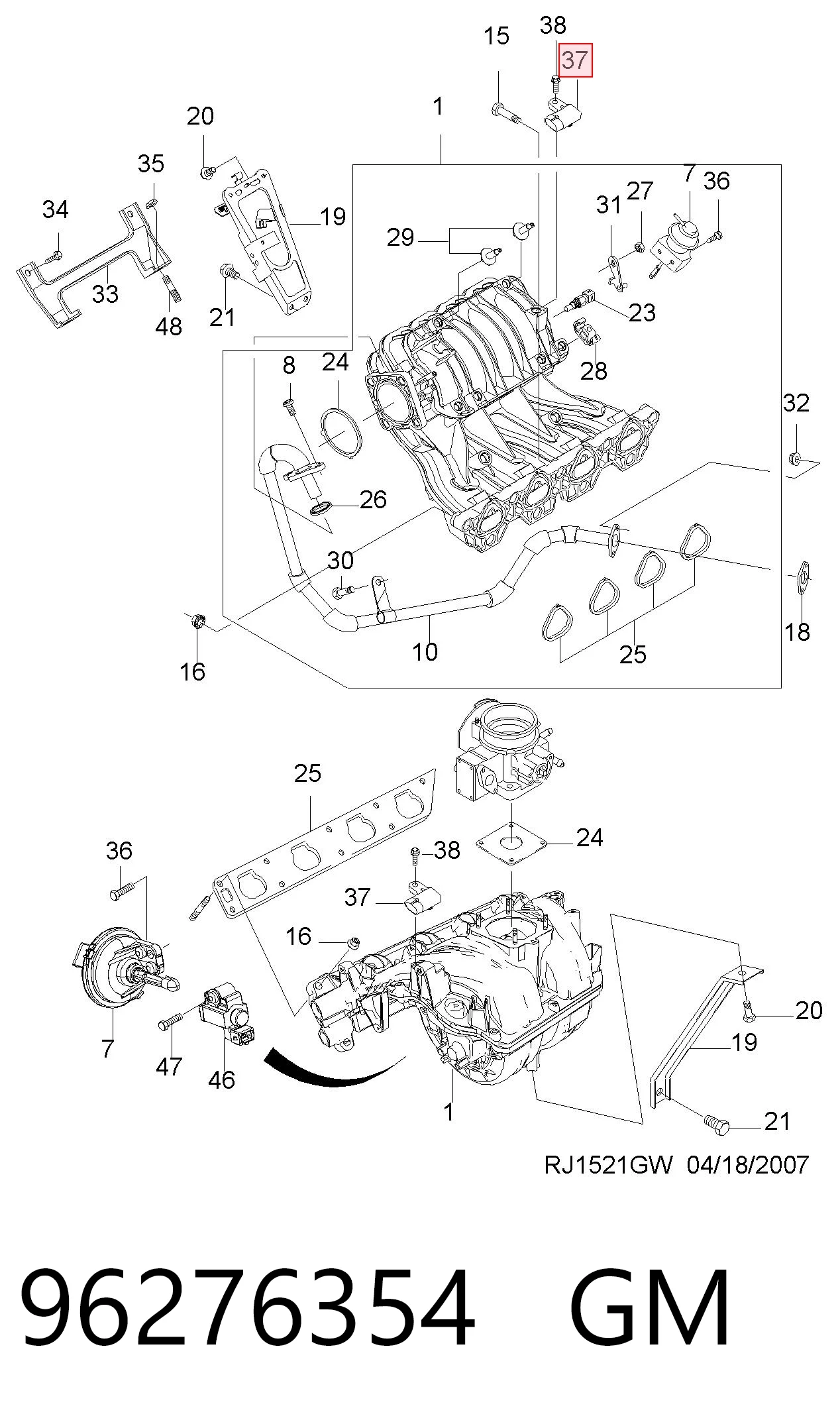 Sensor de pressão no coletor de admissão, MAP Hyundai/Kia 25184080 preço, a partir de 27,61 USD