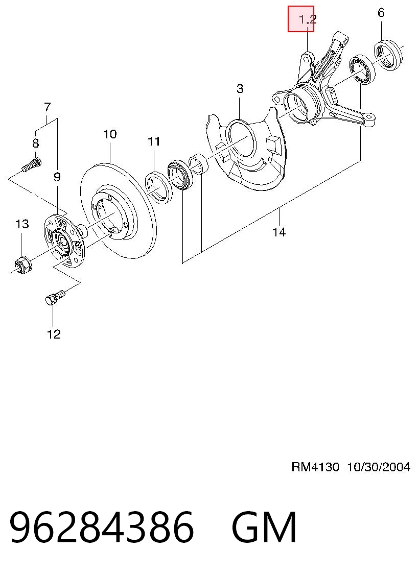 96284386 General Motors