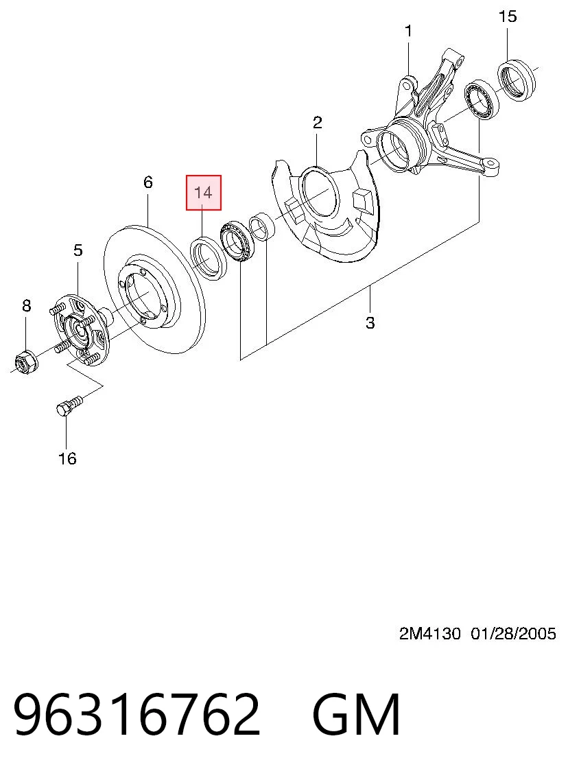 96316762 General Motors