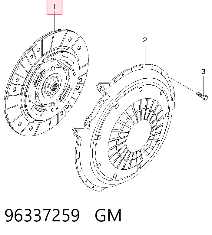 96407628 Peugeot/Citroen Disco de embraiagem