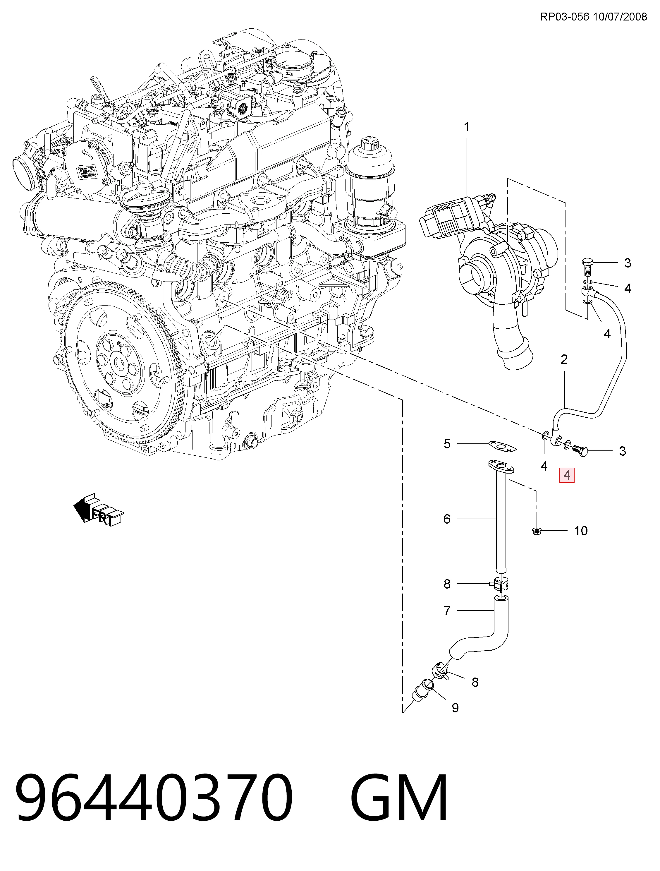 Compre 94000373 Peugeot/Citroen Vedante de rolha de panela de motor