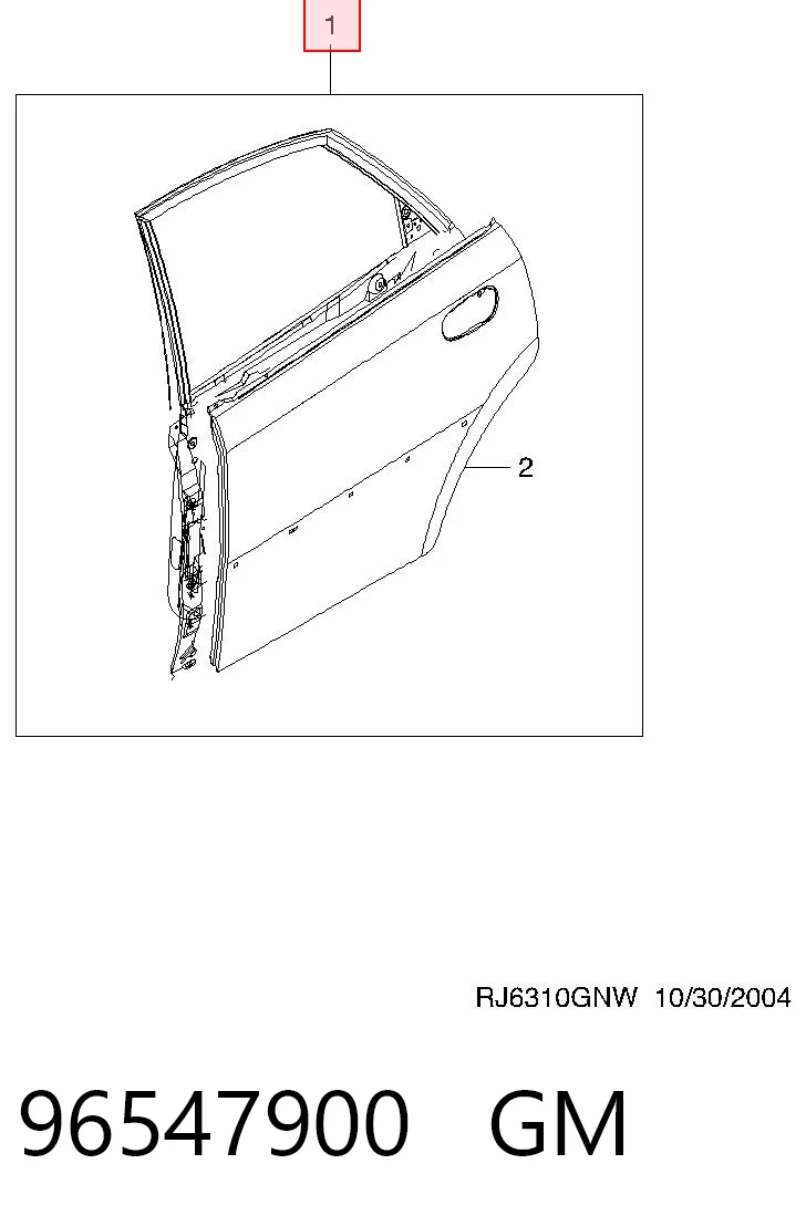 96547900 General Motors