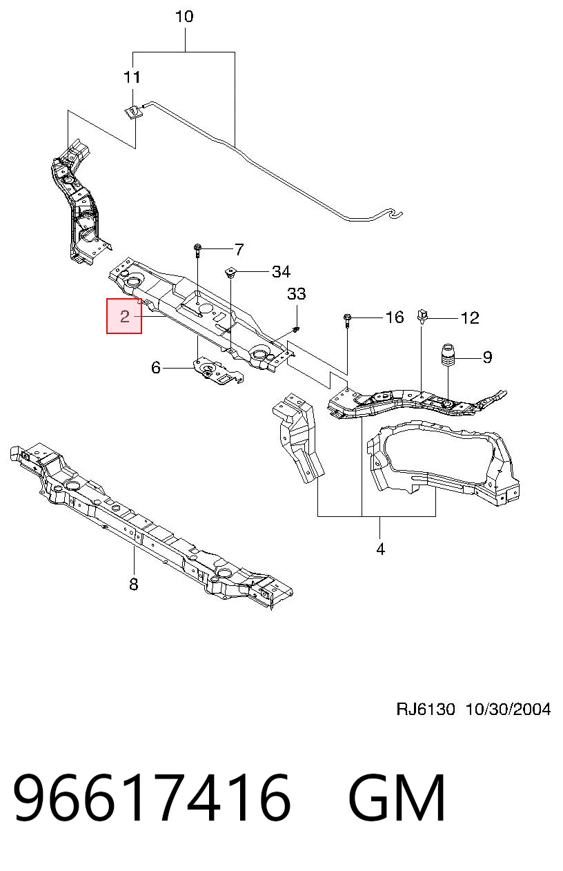 96617416 General Motors