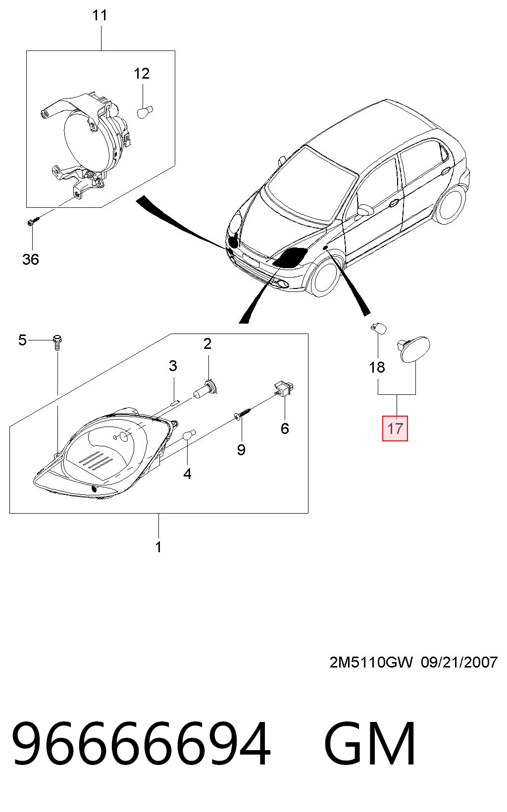 96666694 General Motors