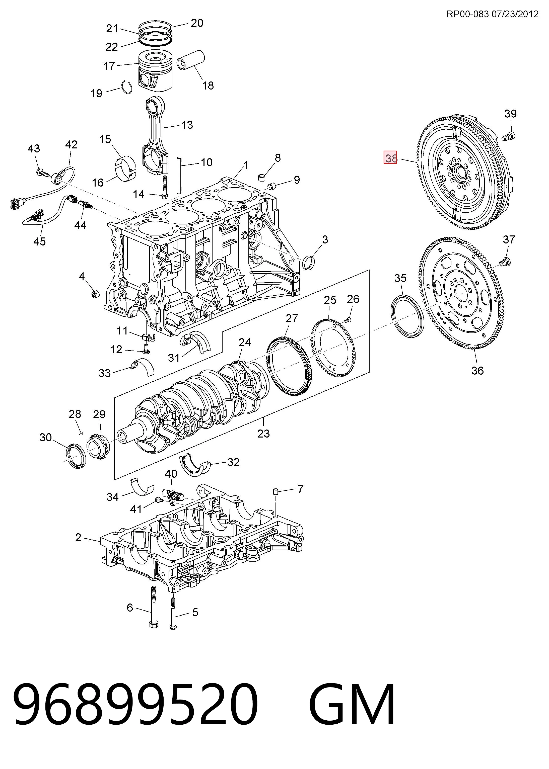 DWFW01 VALEO Volante de motor