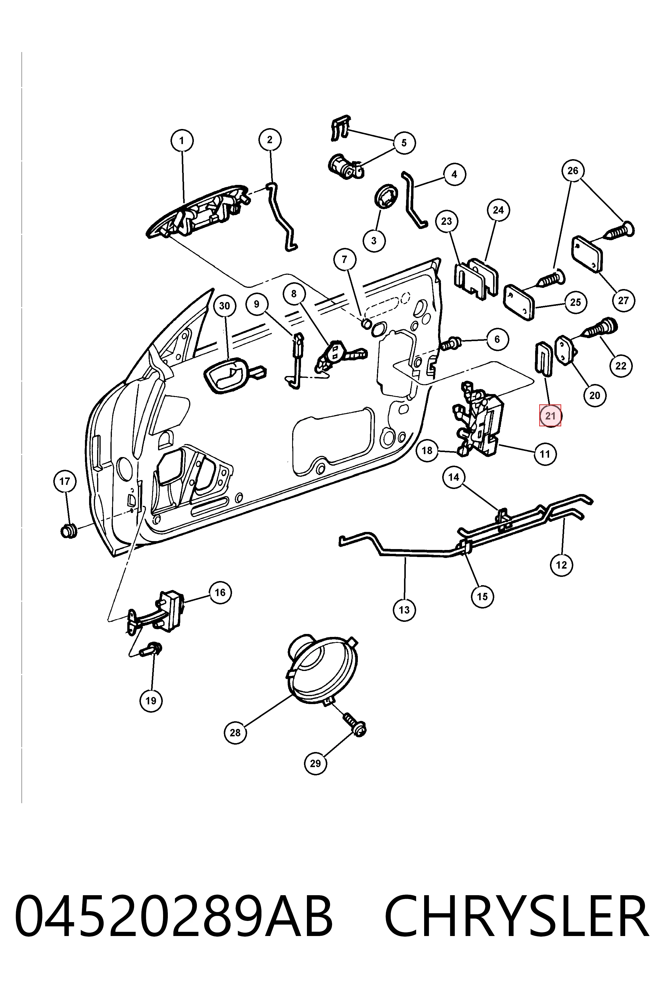 04520289AB Chrysler