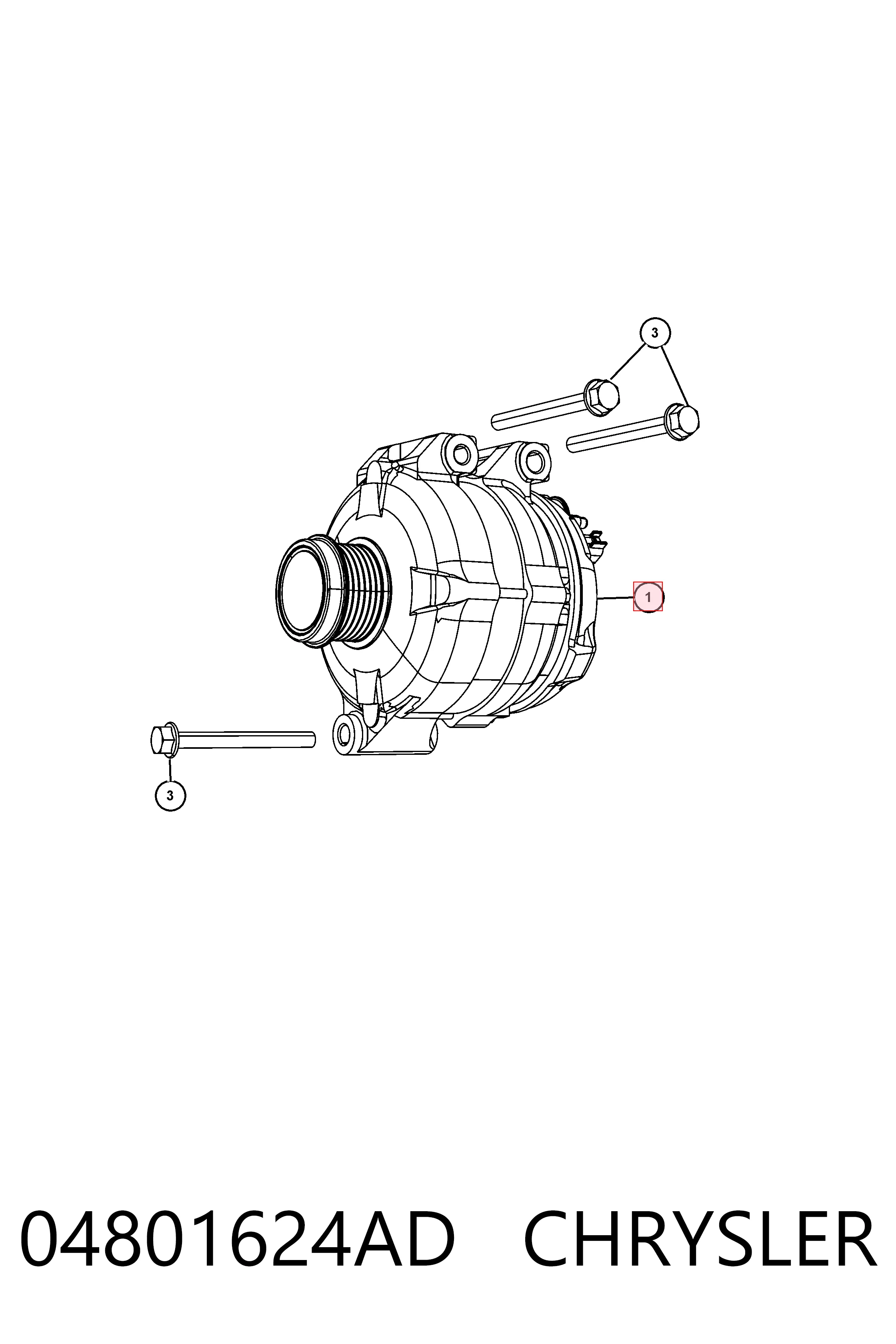 Gerador para Dodge Journey  