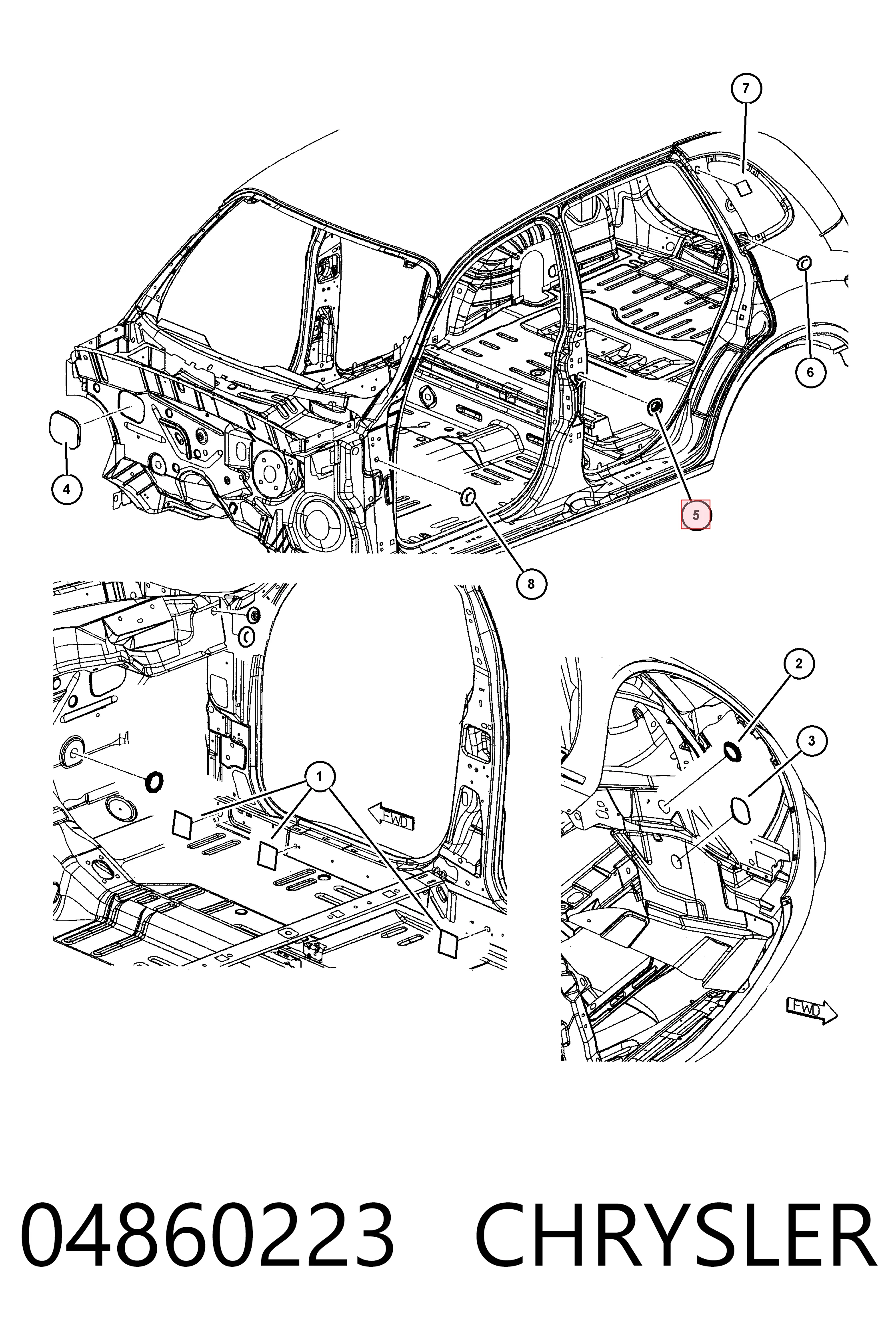 04860223 Chrysler