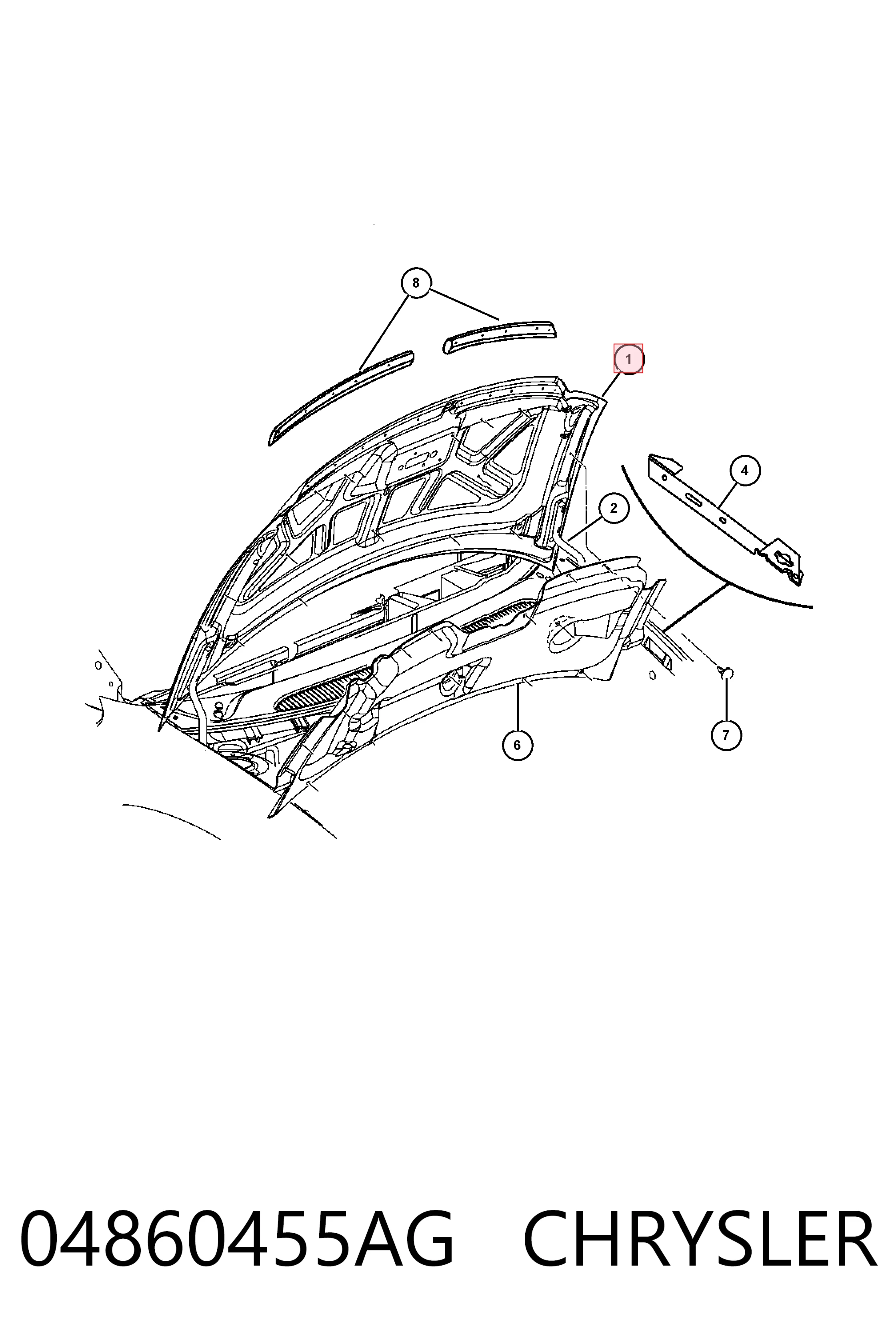 Capota Chrysler Voyager III RG, RS