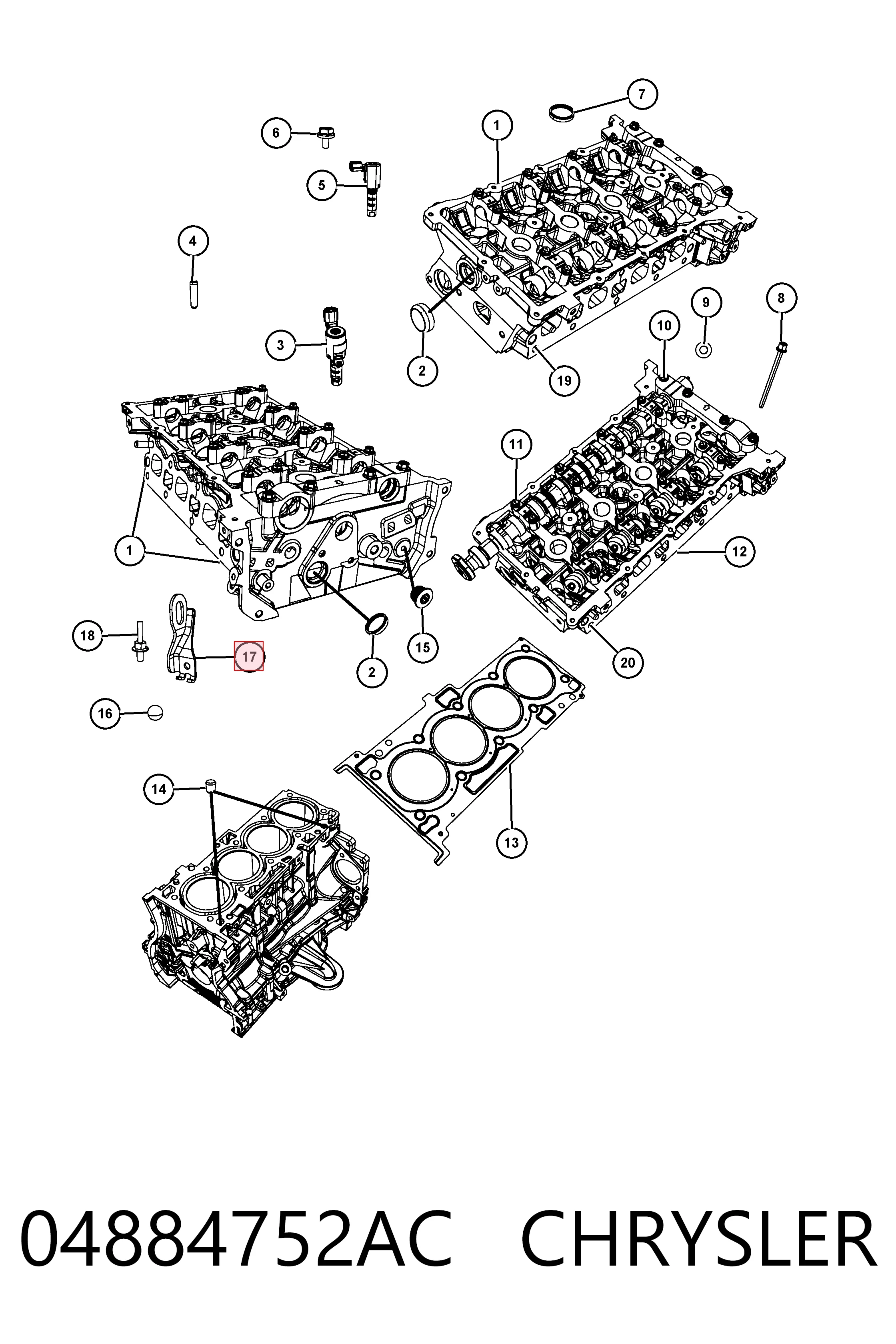 04884752AC Chrysler