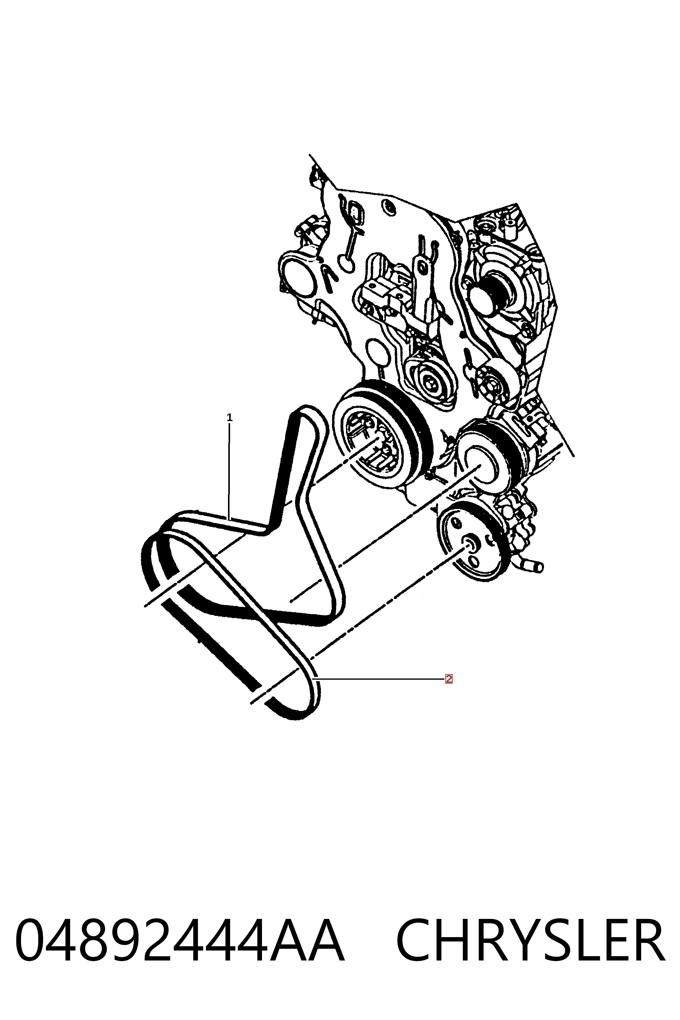 04892444AA Chrysler