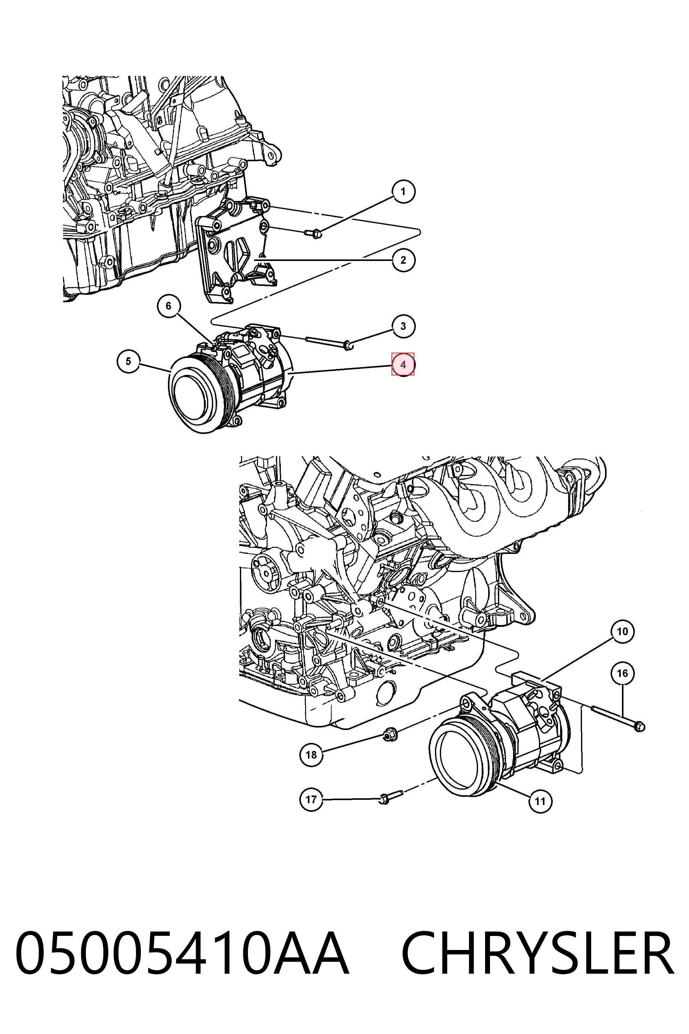 R5005498AF Mitsubishi Compressor de aparelho de ar condicionado