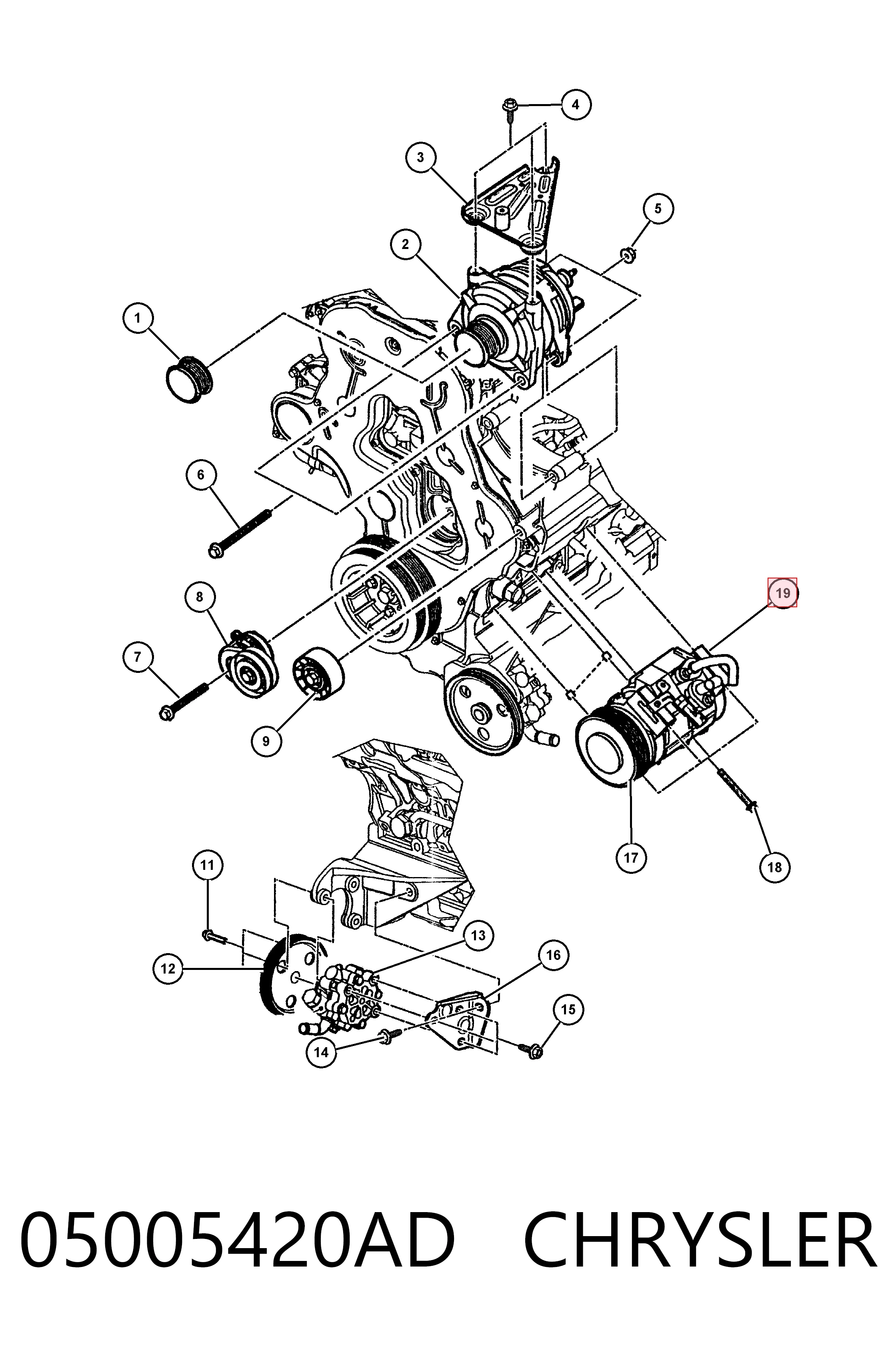 Compre Compressor de aparelho de ar condicionado Chrysler Voyager 3