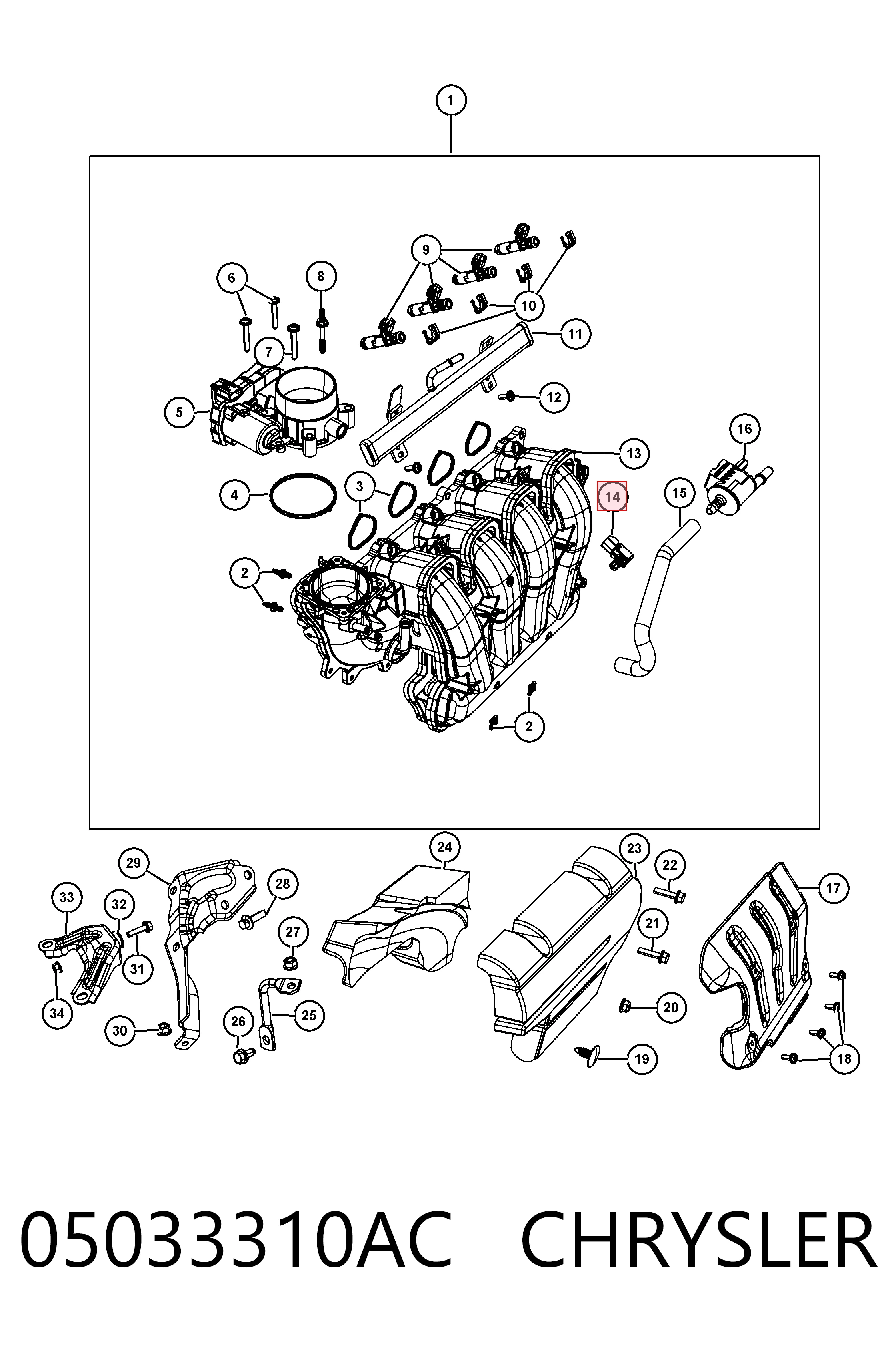 Sensor de pressão no coletor de admissão, MAP Fiat/Alfa/Lancia K68199324AA