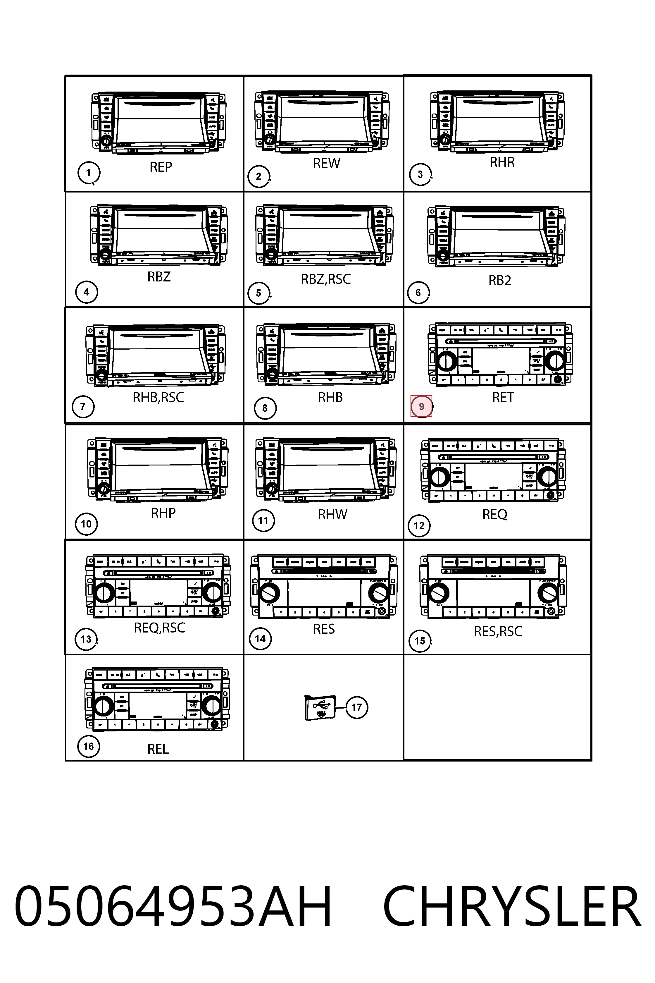 Aparelhagem de som (rádio AM/FM) Jeep Compass  MK49