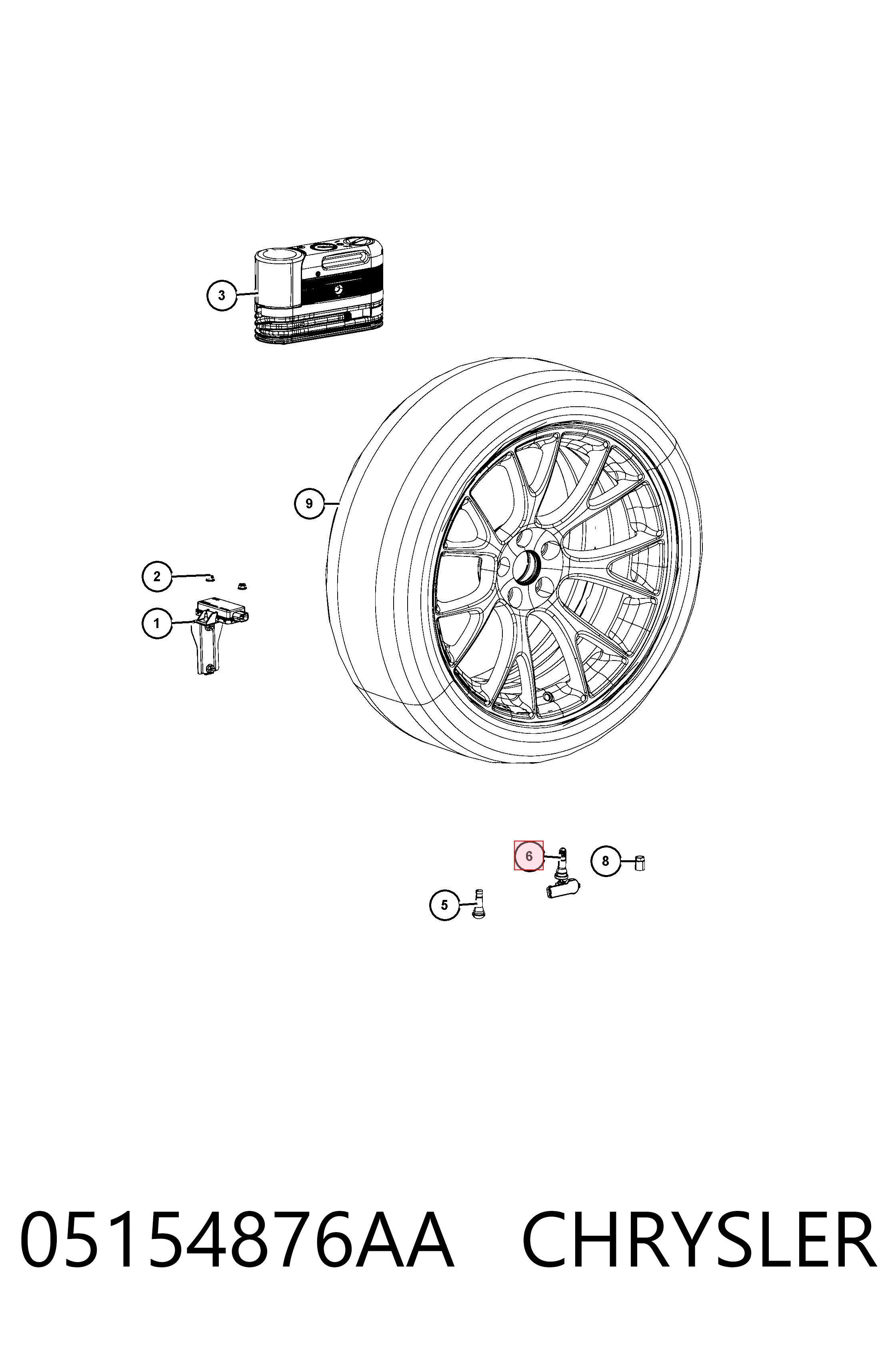 Compre Sensor de pressão de ar nos pneus Renault Laguna 2