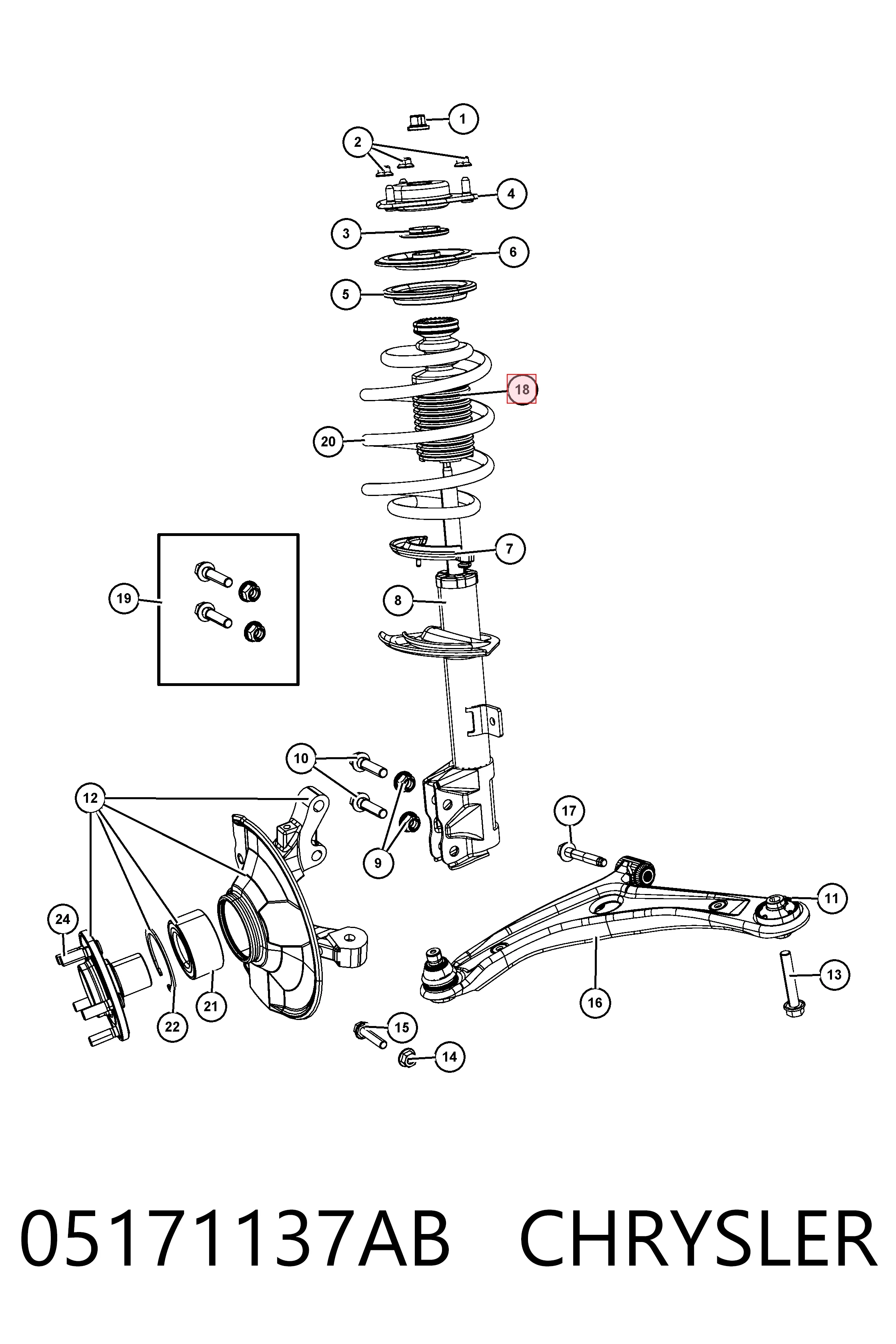Pára-choque (grade de proteção) de amortecedor dianteiro Fiat/Alfa/Lancia K05171137AB preço, a partir de 9,23 USD