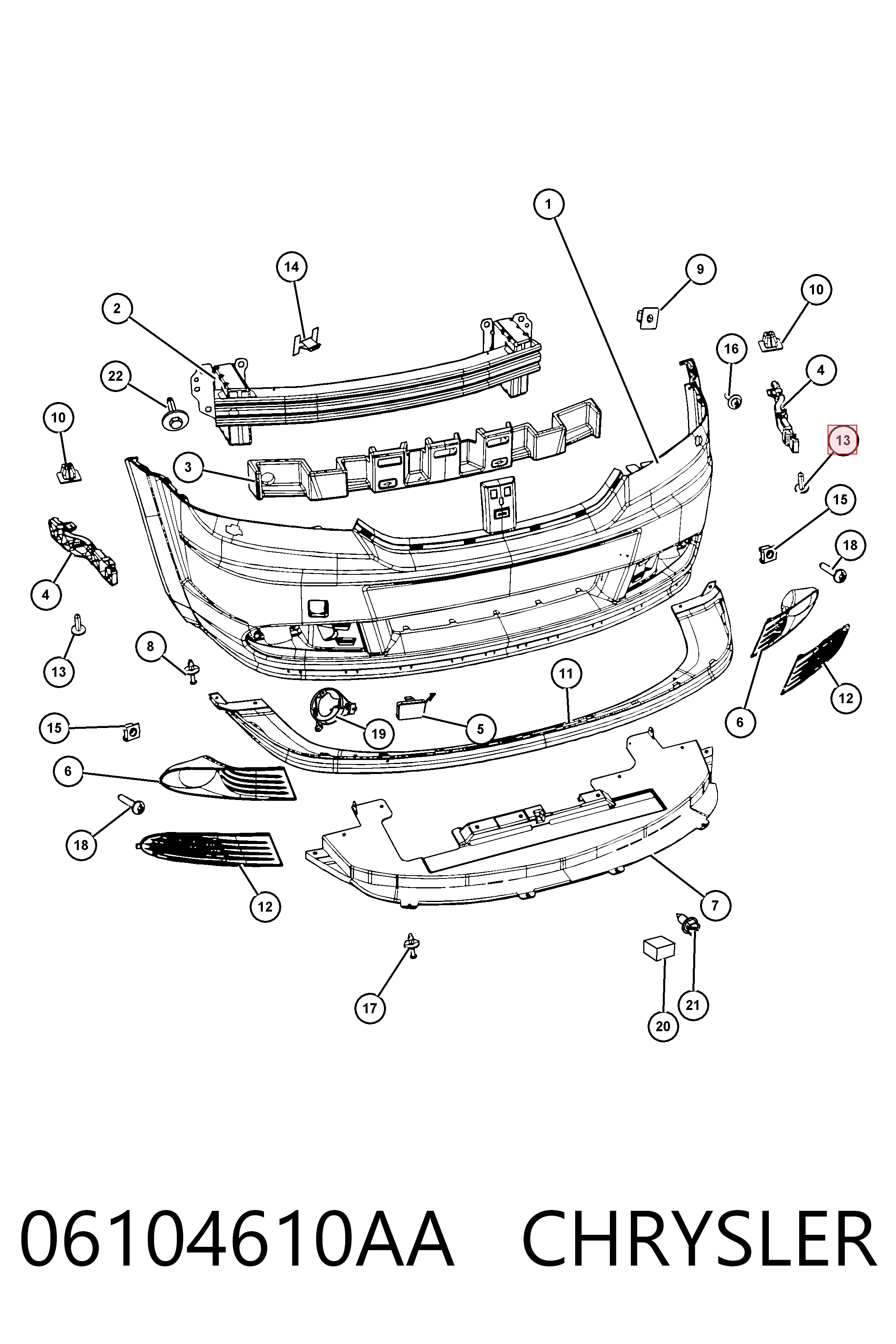 06104610AA Chrysler