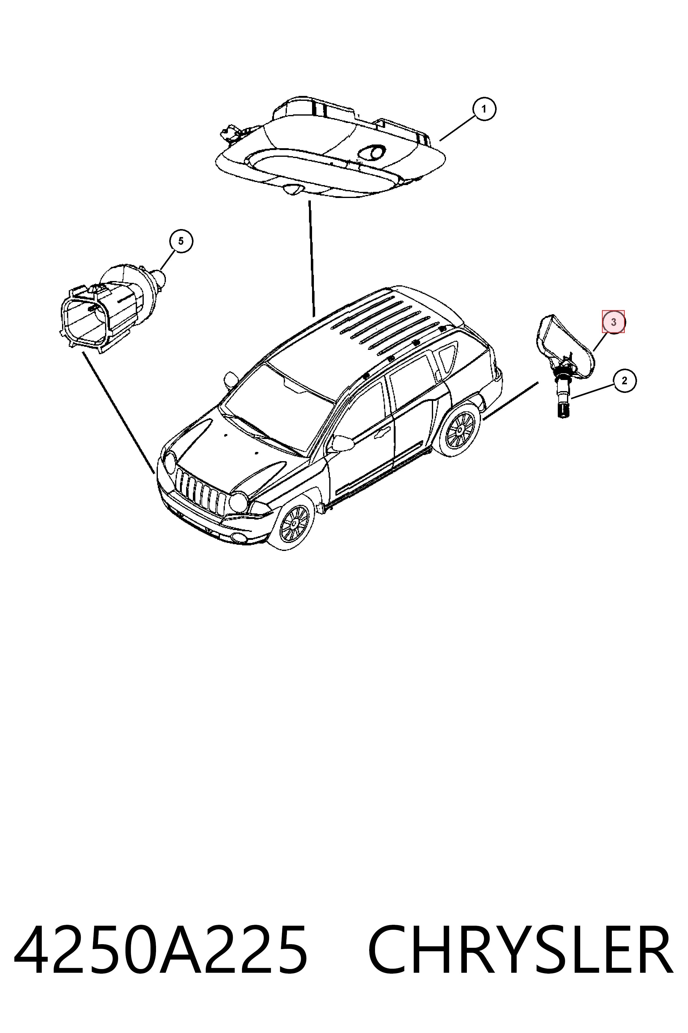 Sensor de pressão de ar nos pneus para Mitsubishi Outlander II XL CWW