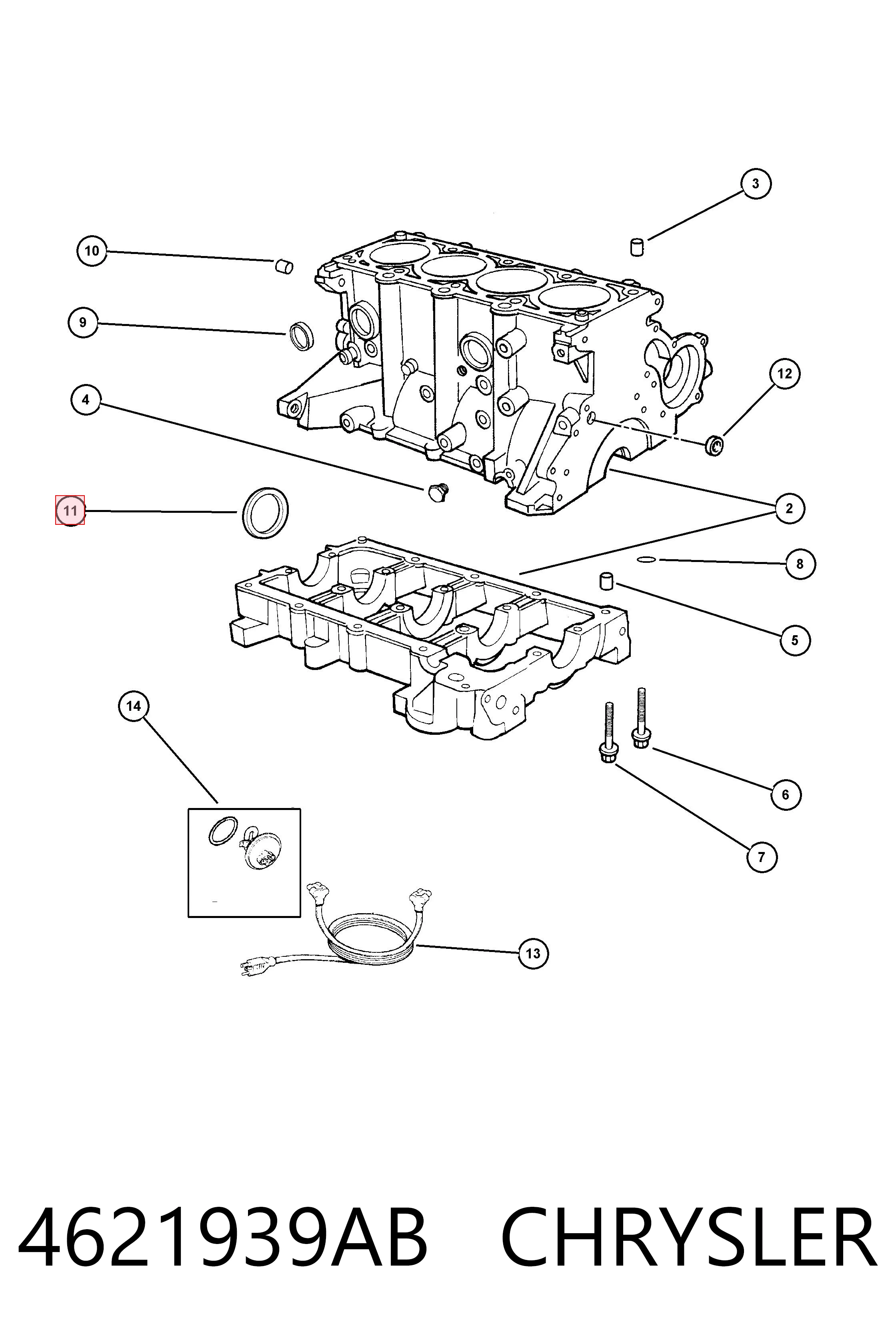 Compre Vedação traseira de cambota de motor KIA Sportage 2