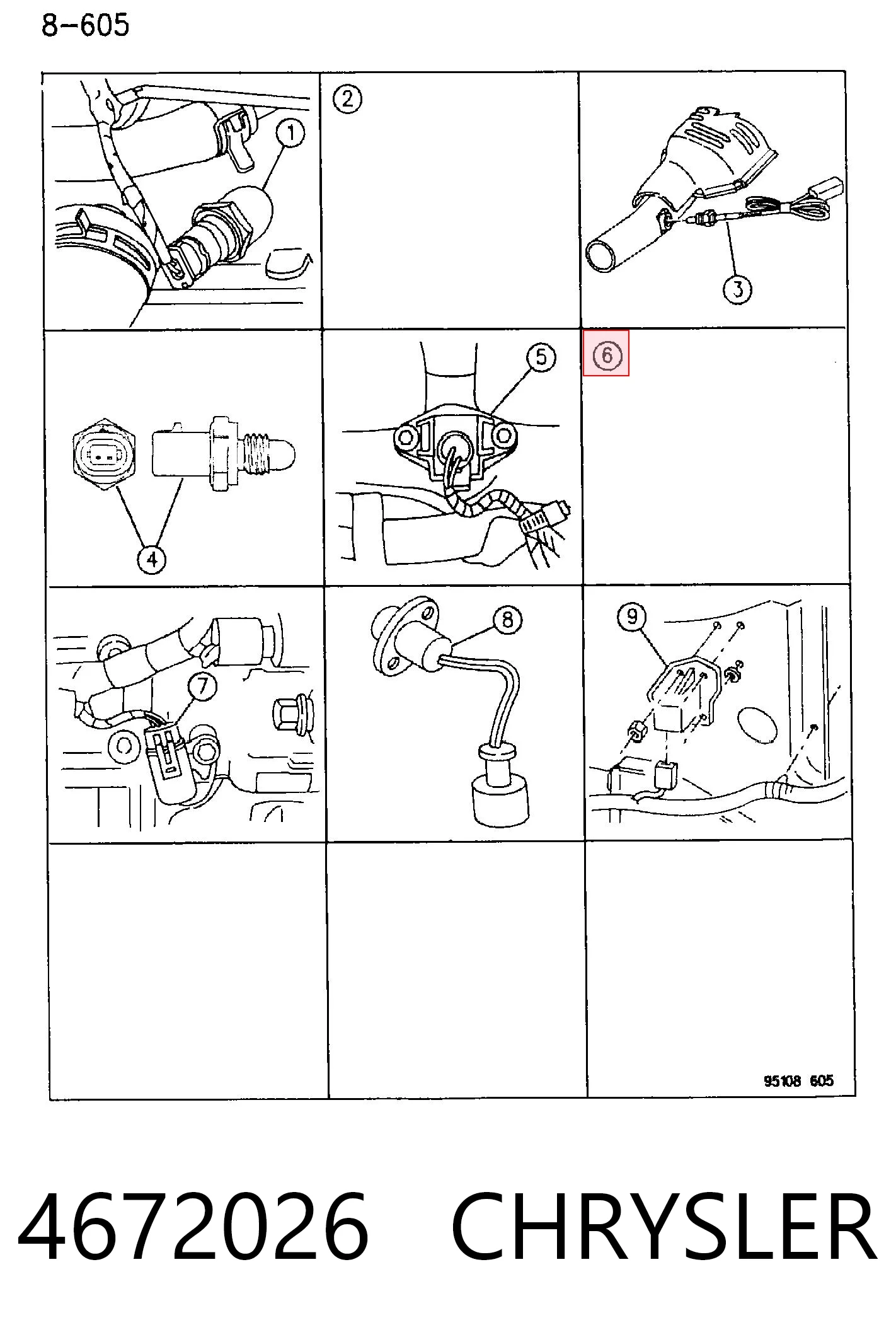 Sensor de posição da válvula de borboleta (potenciômetro) Mitsubishi Eclipse I D22A, D27A