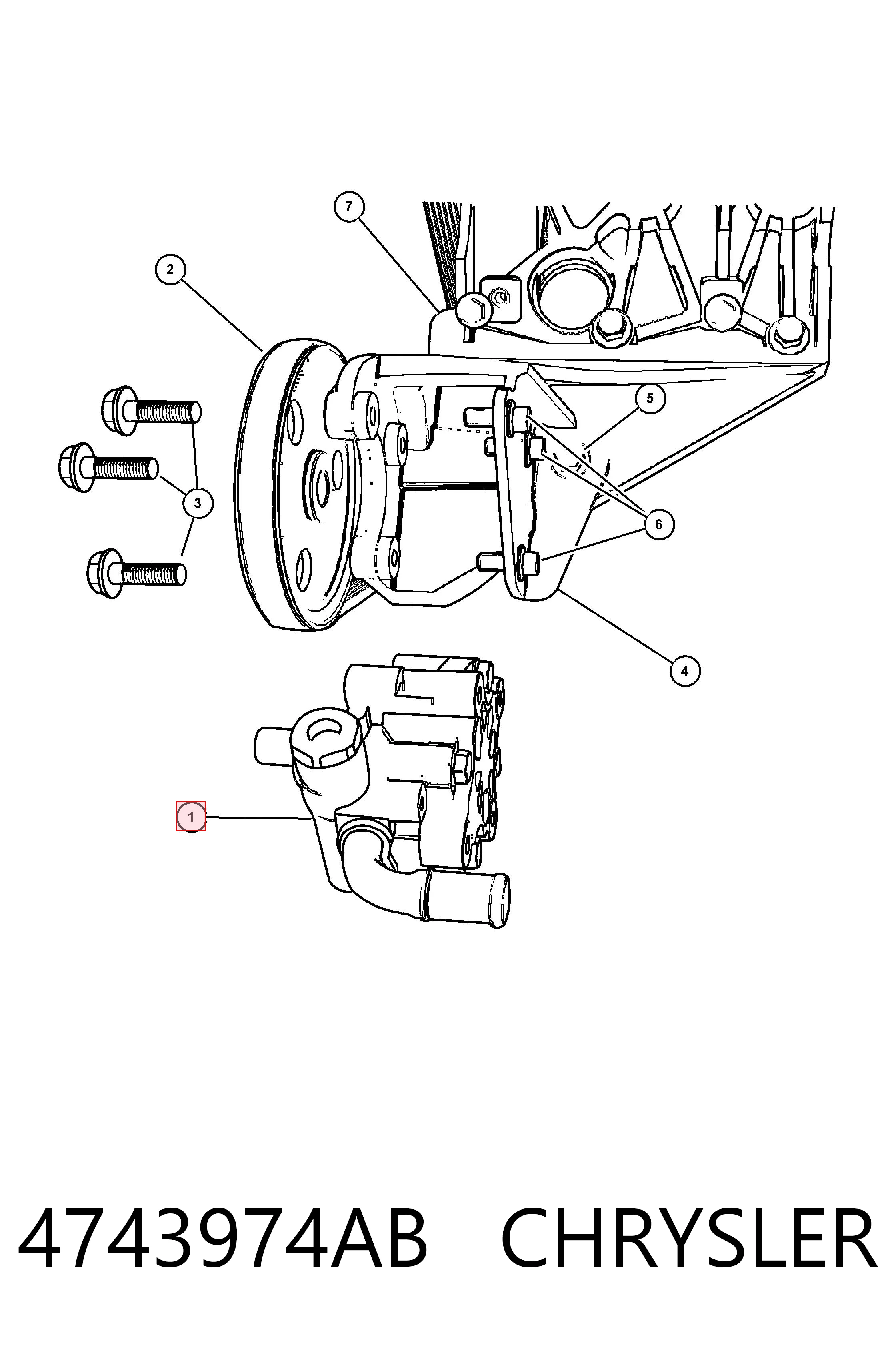 Compre Bomba da Direção hidrâulica assistida Chrysler Voyager 3