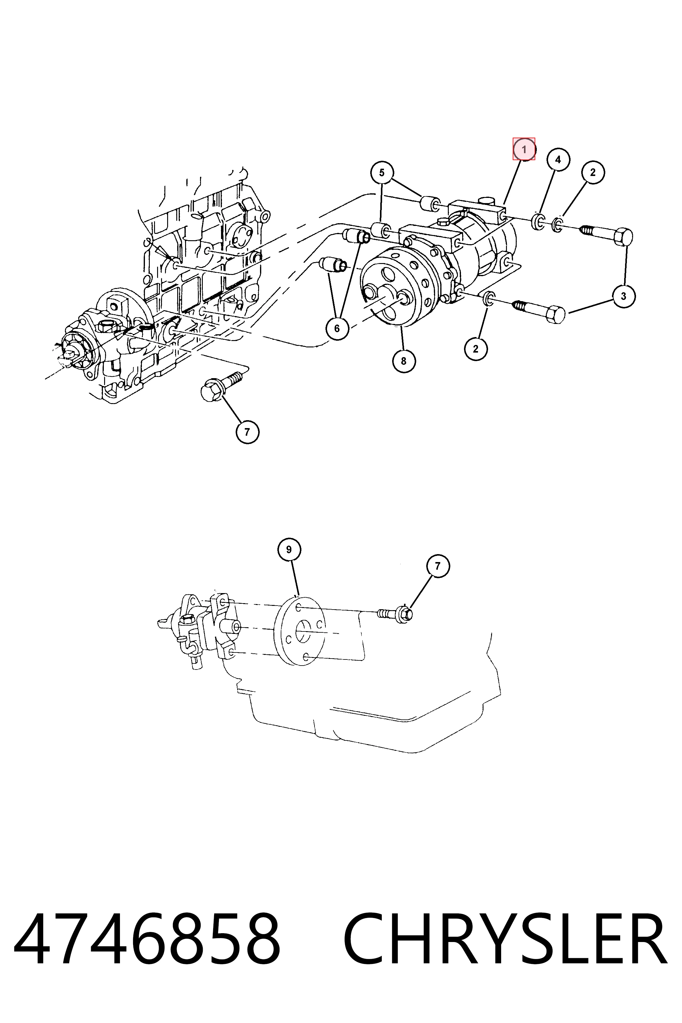 Compressor de aparelho de ar condicionado para Jeep Cherokee II XJ