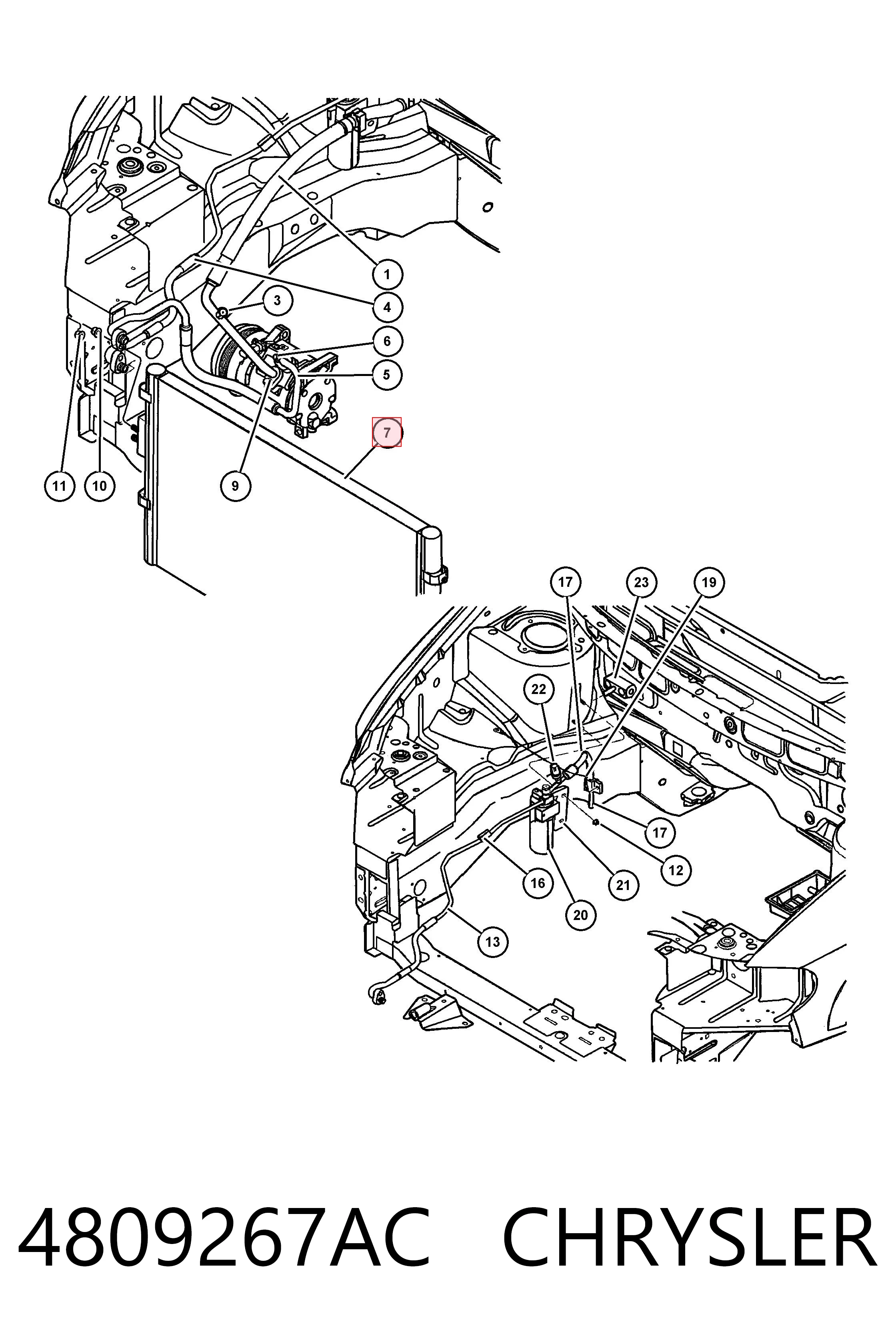 Compre Radiador de aparelho de ar condicionado Chrysler Voyager 