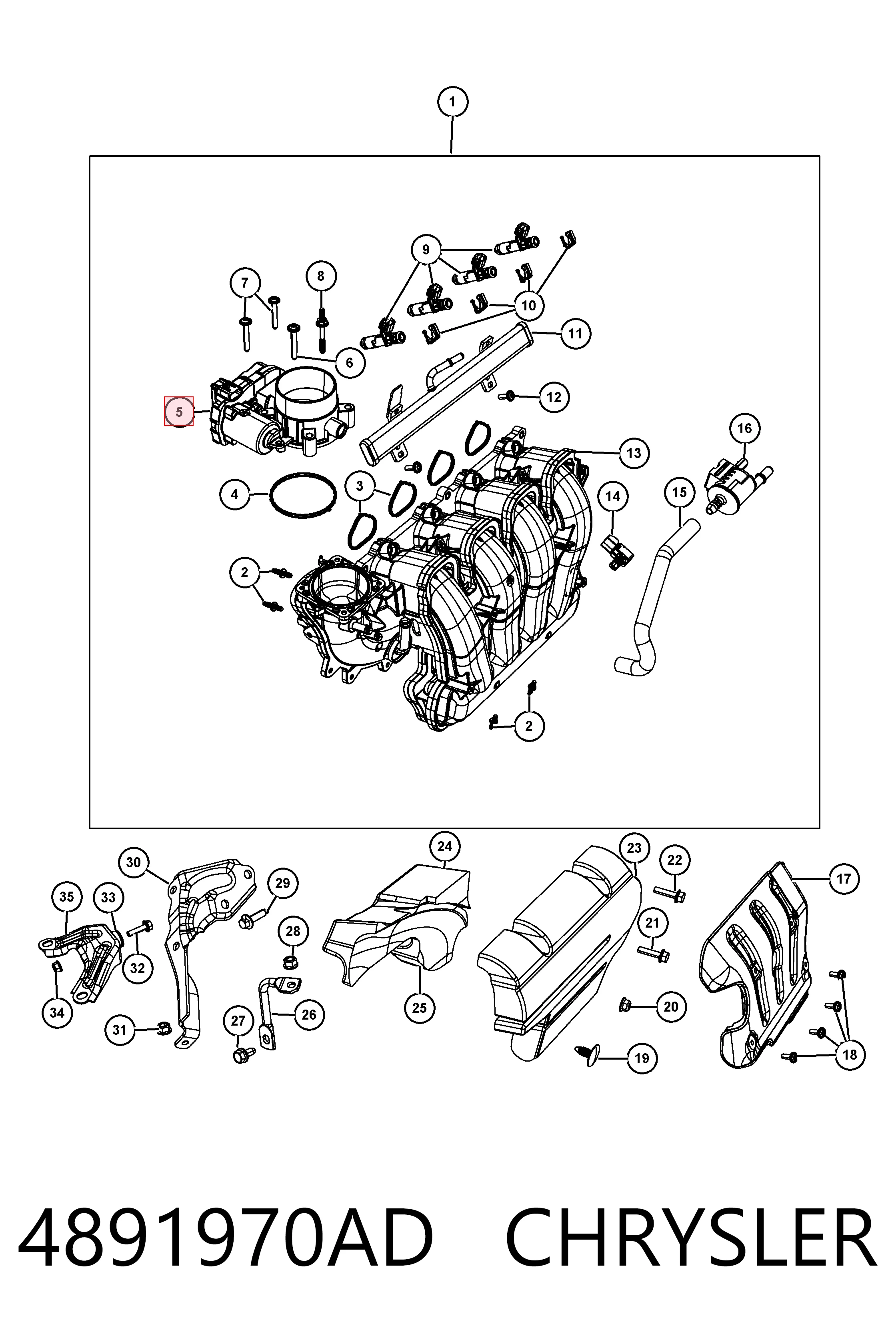Compre Válvula de borboleta montada Jeep Compass 