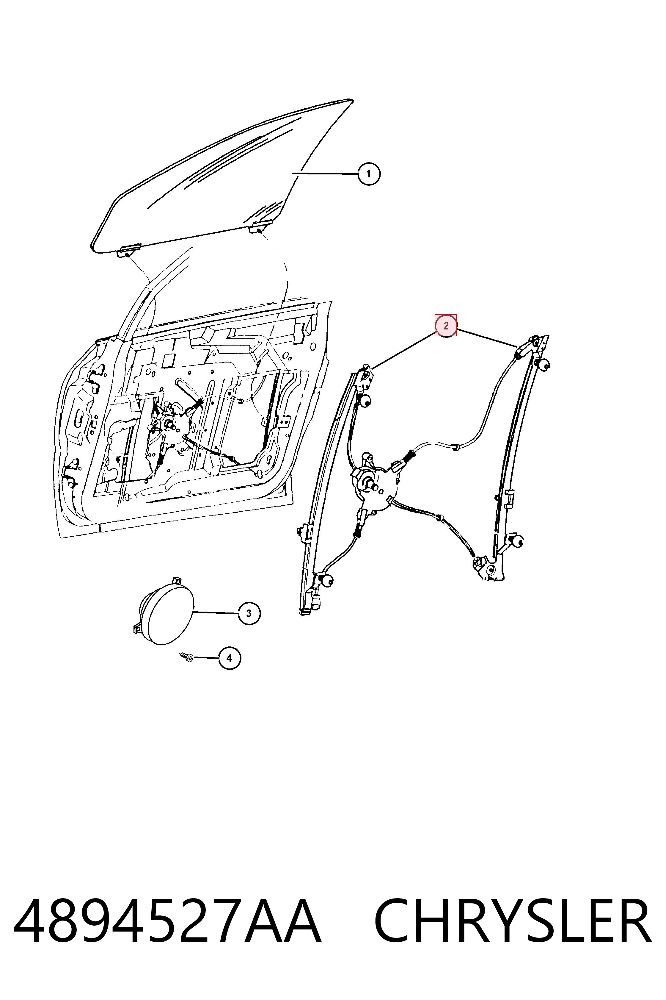 Compre Mecanismo de acionamento de vidro da porta dianteira esquerda Chrysler Voyager 3
