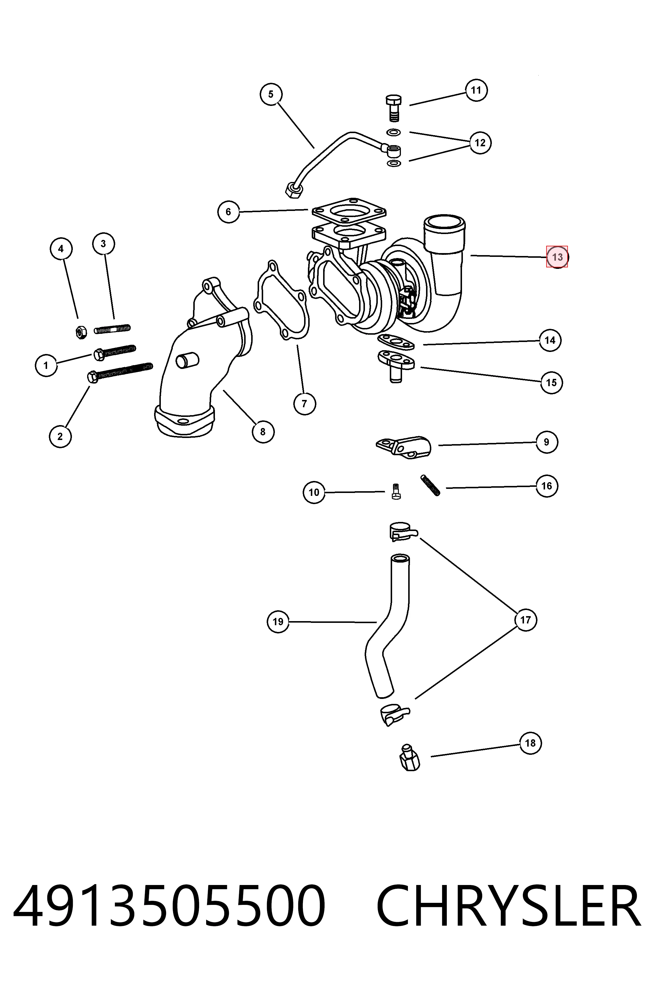 4913505500 VAG Turbina
